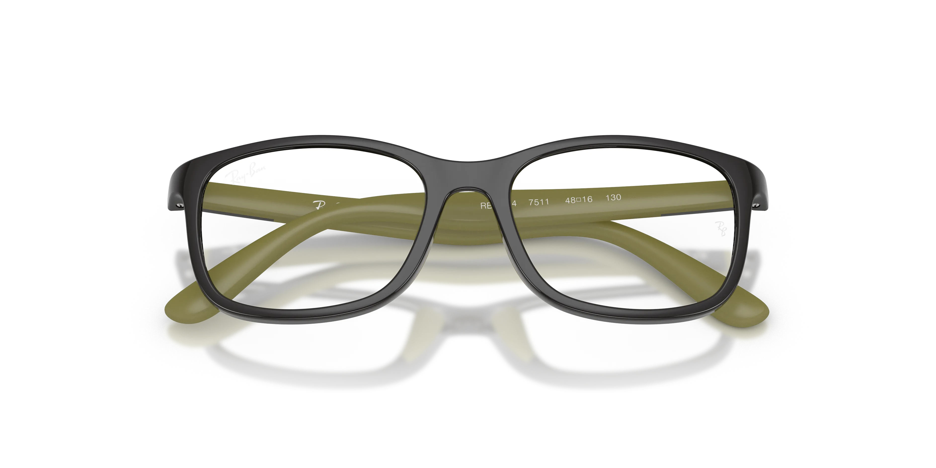 Ray - Ban RY1644 7511 Montature da vista Iniettato Verde Trasparente Pillow Normale - immagine 2