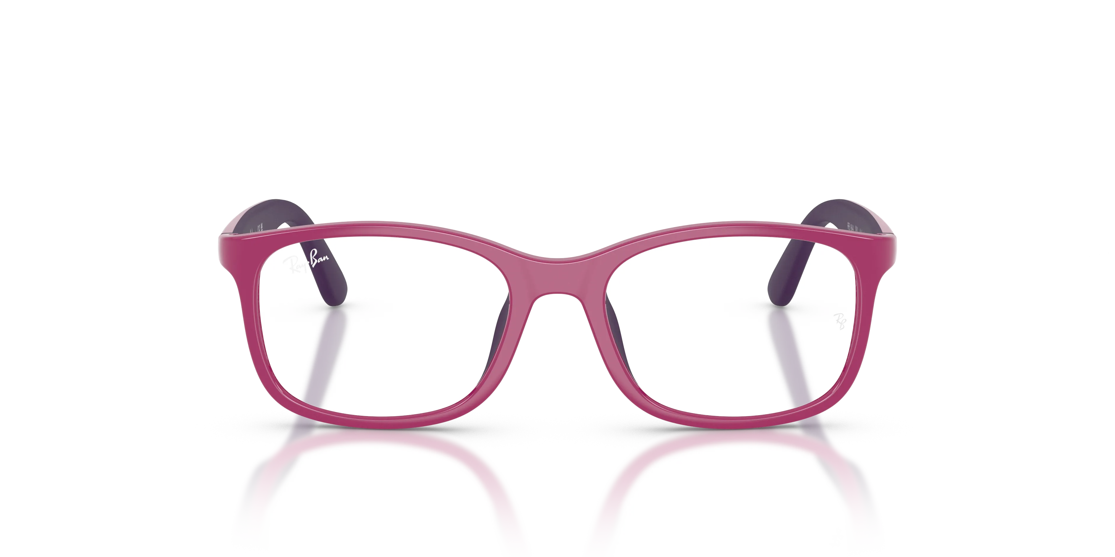 Ray - Ban RY1644 3933 Montature da vista Iniettato Viola Trasparente Pillow Normale - immagine 3