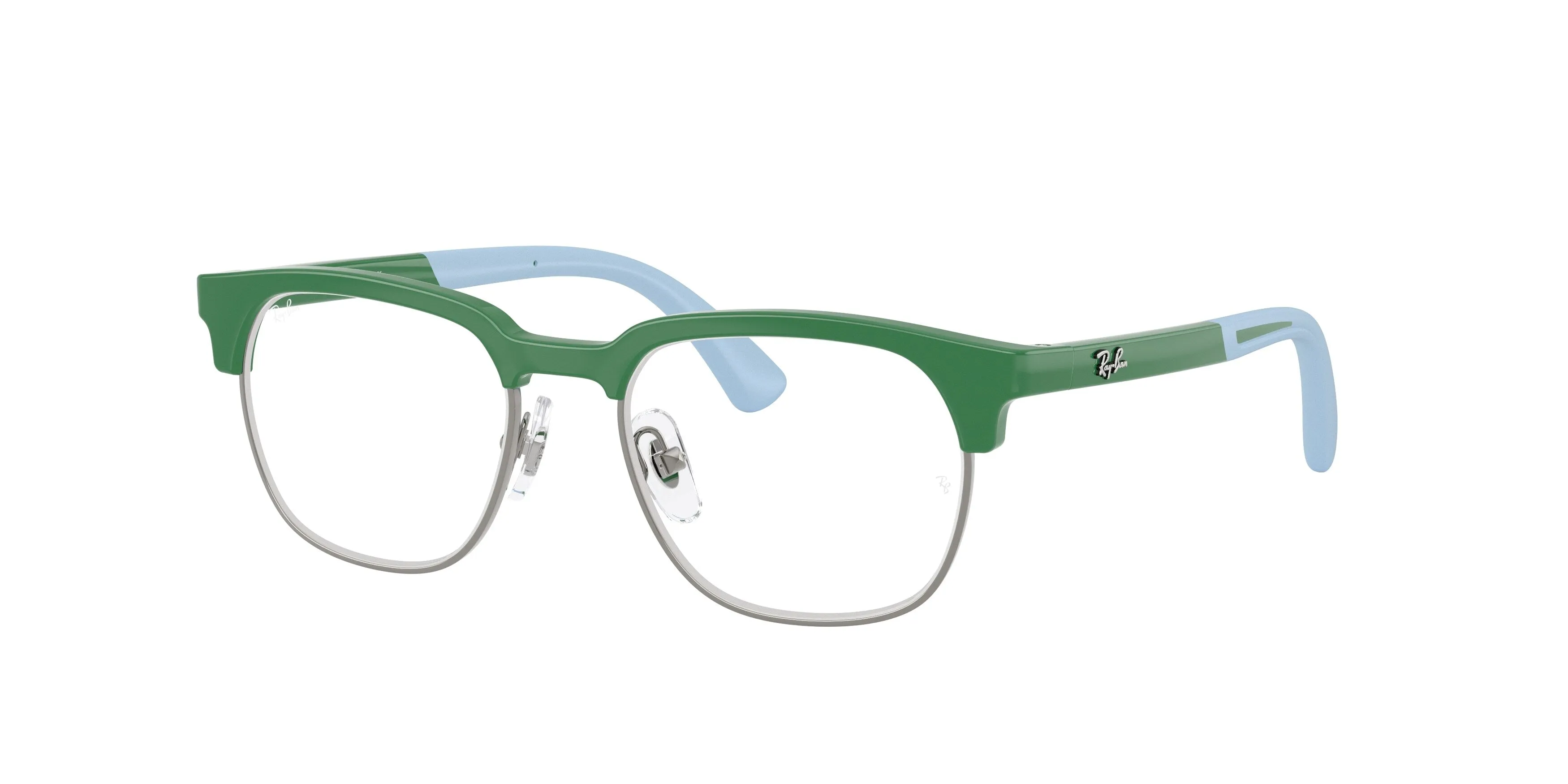 Ray - Ban RY1641 7507 Montature da vista Iniettato Verde Trasparente Squadrata Normale - immagine 1