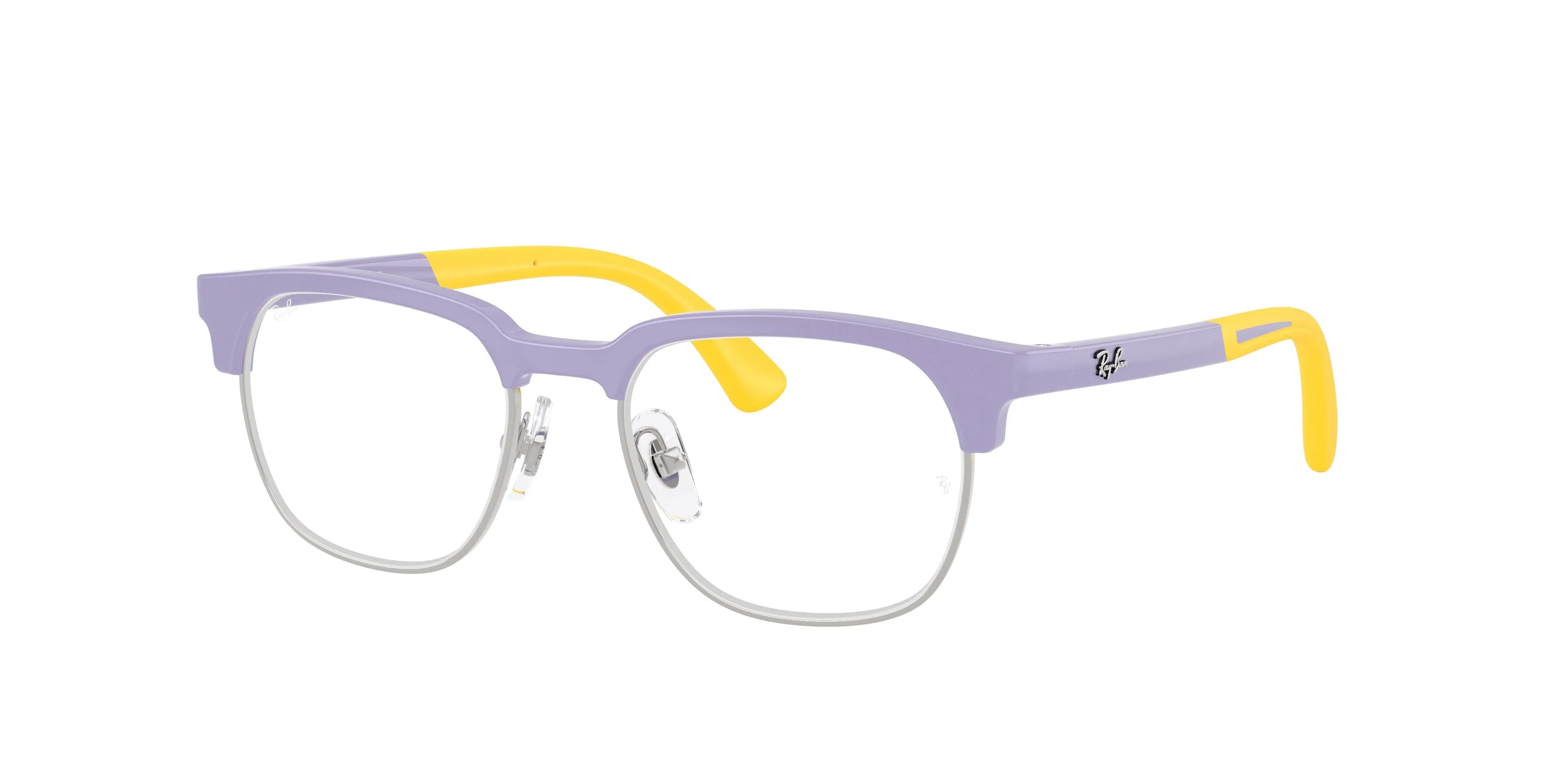 Ray - Ban RY1641 7506 Montature da vista Iniettato Viola Trasparente Squadrata Normale - immagine 1