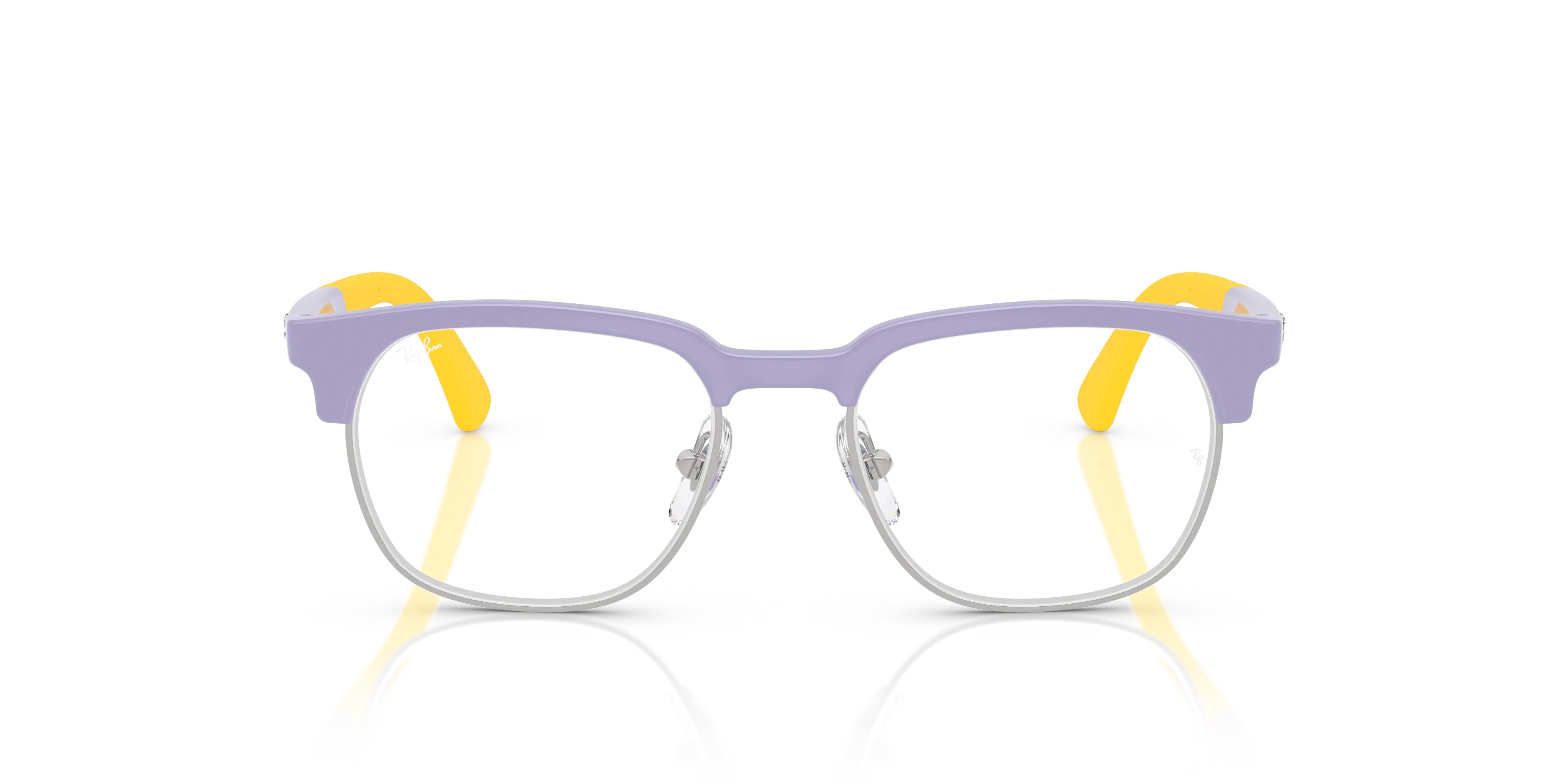 Ray - Ban RY1641 7506 Montature da vista Iniettato Viola Trasparente Squadrata Normale - immagine 3