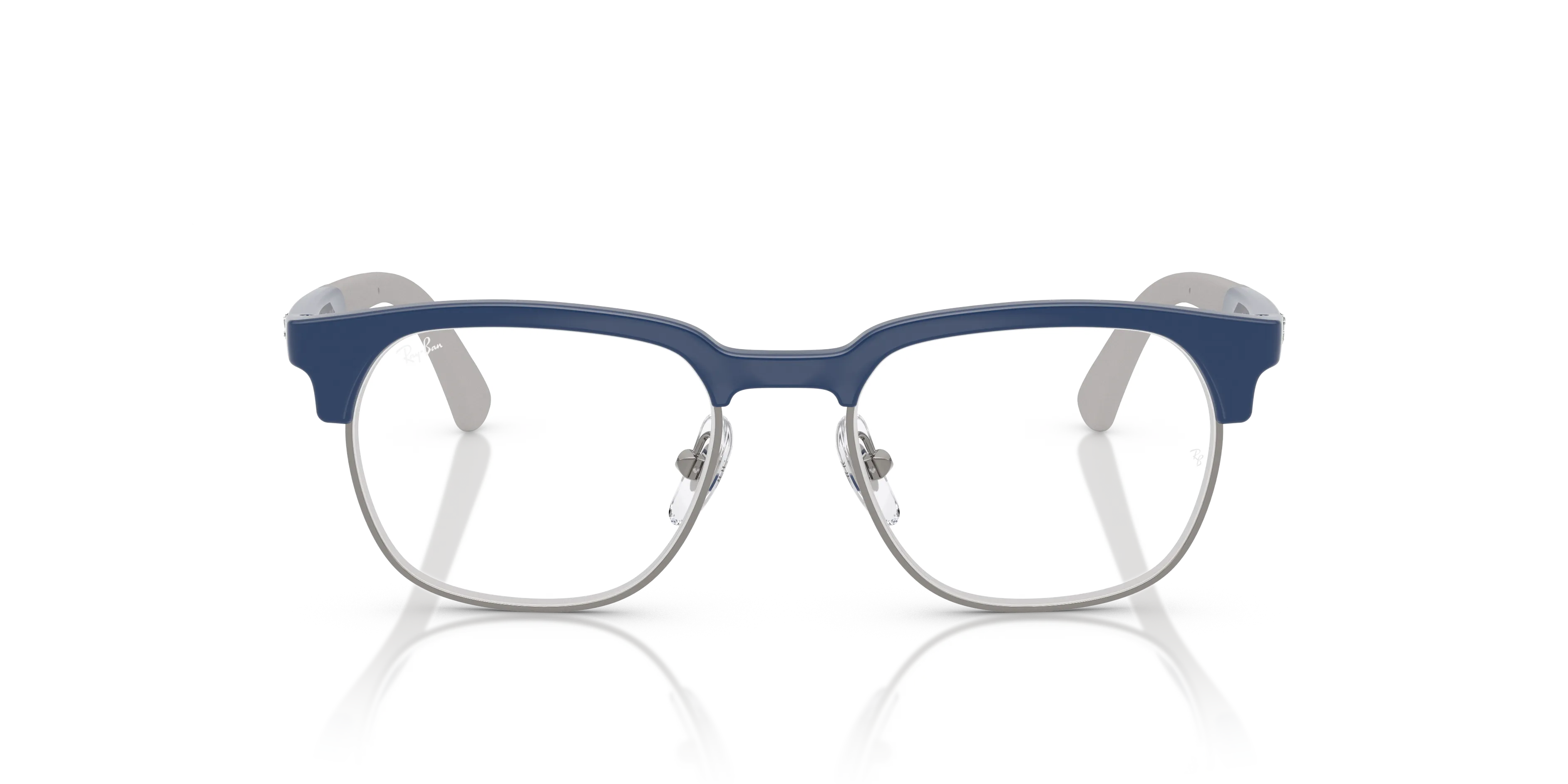 Ray - Ban RY1641 7505 Montature da vista Iniettato Blu Trasparente Squadrata Normale - immagine 3