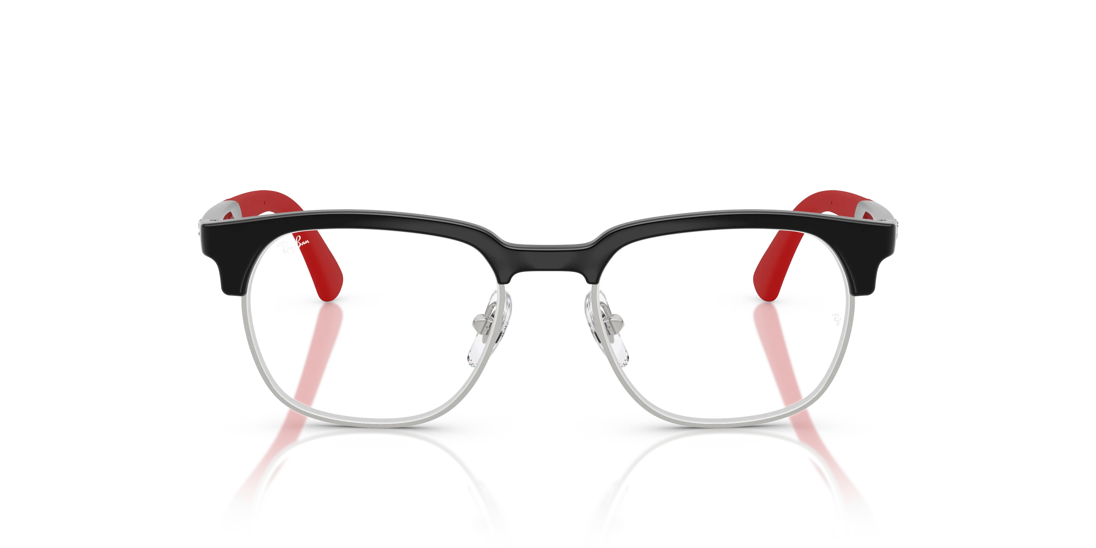 Ray - Ban RY1641 3928 Montature da vista Iniettato Nero Trasparente Squadrata Normale - immagine 3