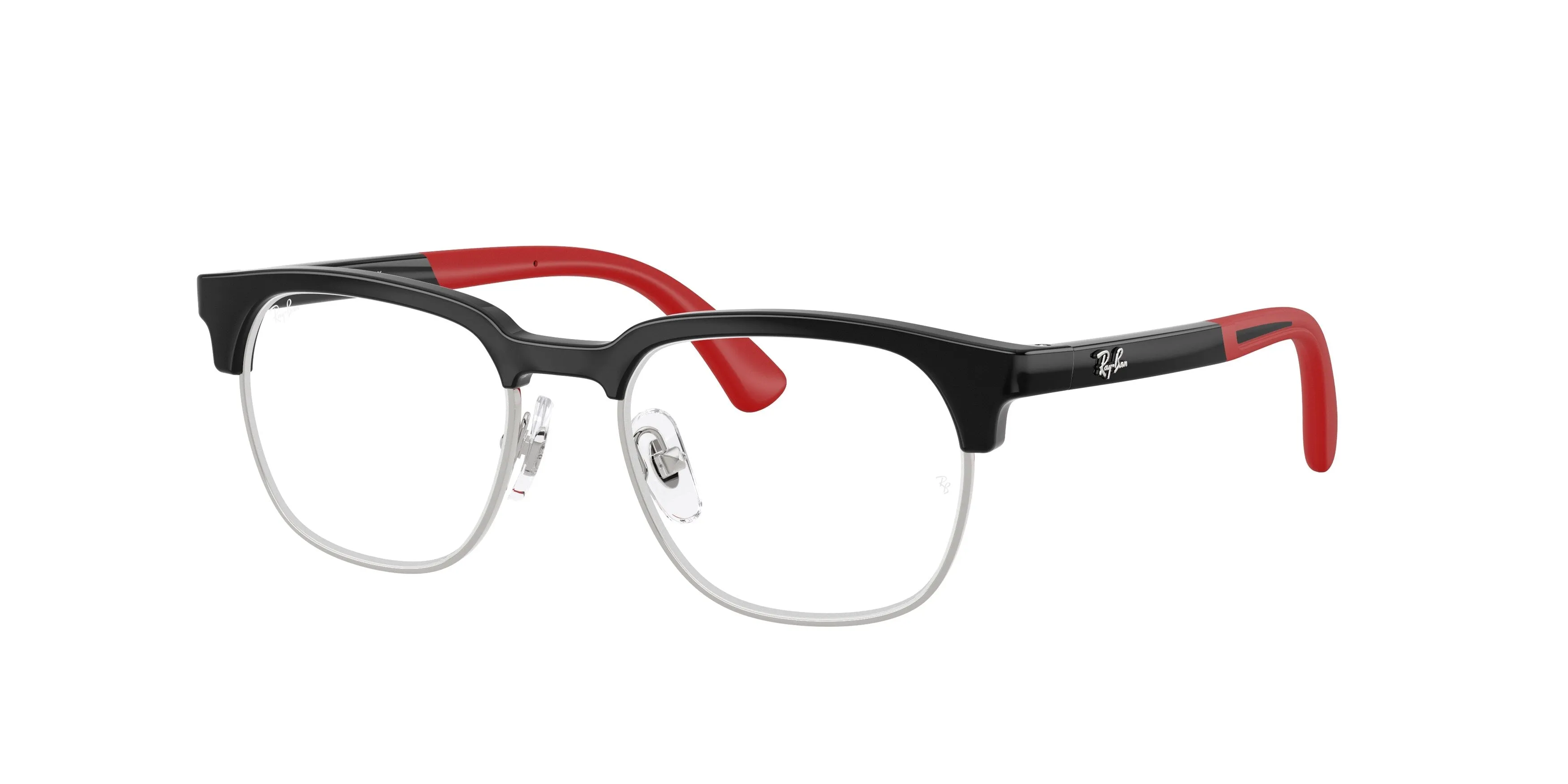 Ray - Ban RY1641 3928 Montature da vista Iniettato Nero Trasparente Squadrata Normale - immagine 1