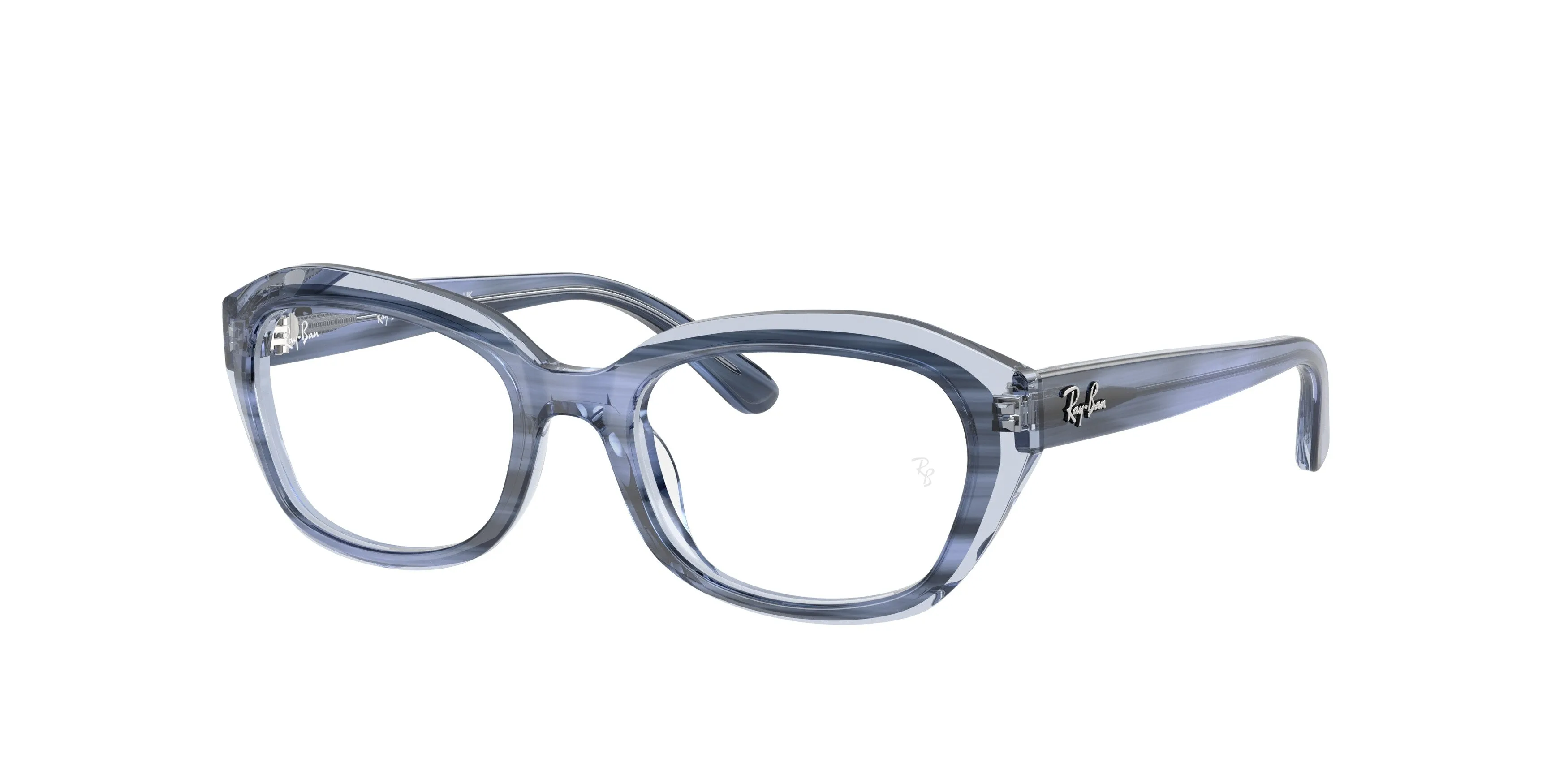 Ray - Ban RY1636 3991 Montature da vista Acetato Blu Trasparente Geometrica Normale - immagine 1