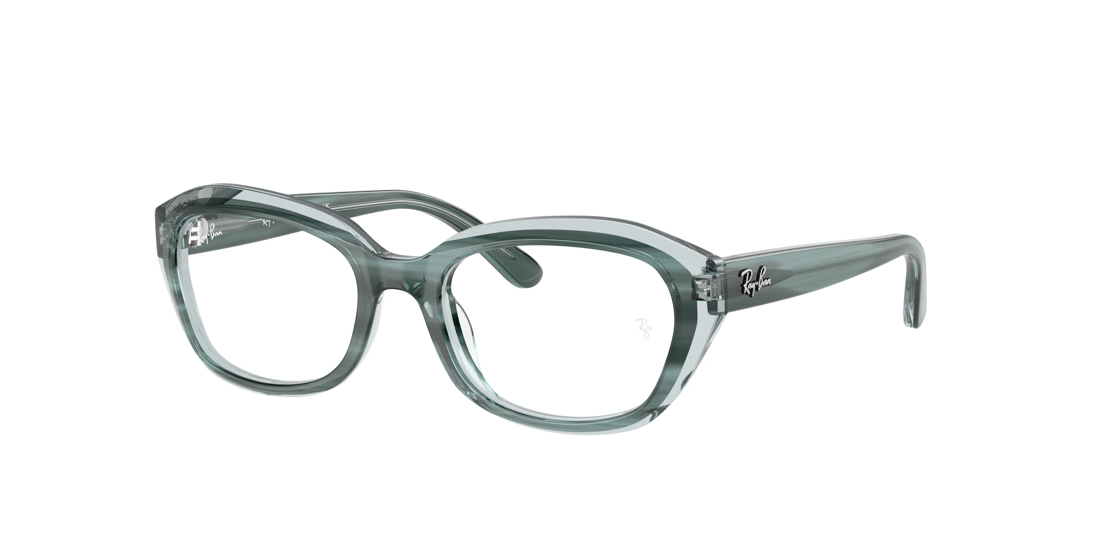 Ray - Ban RY1636 3990 Montature da vista Acetato Verde Trasparente Geometrica Normale - immagine 1