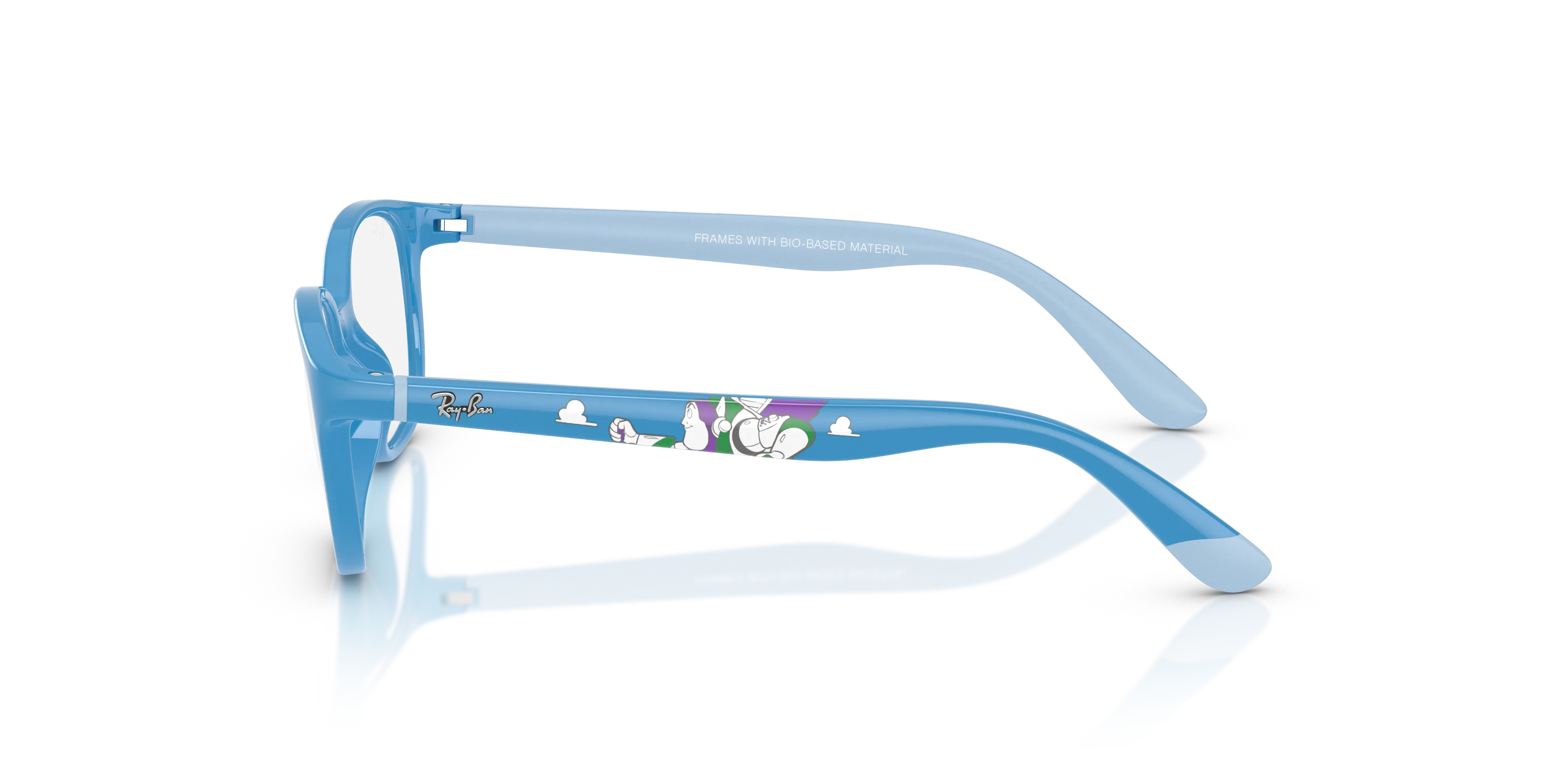 Ray - Ban RY1632 7509 Montature da vista Iniettato Blu Trasparente Pantos Normale - immagine 4