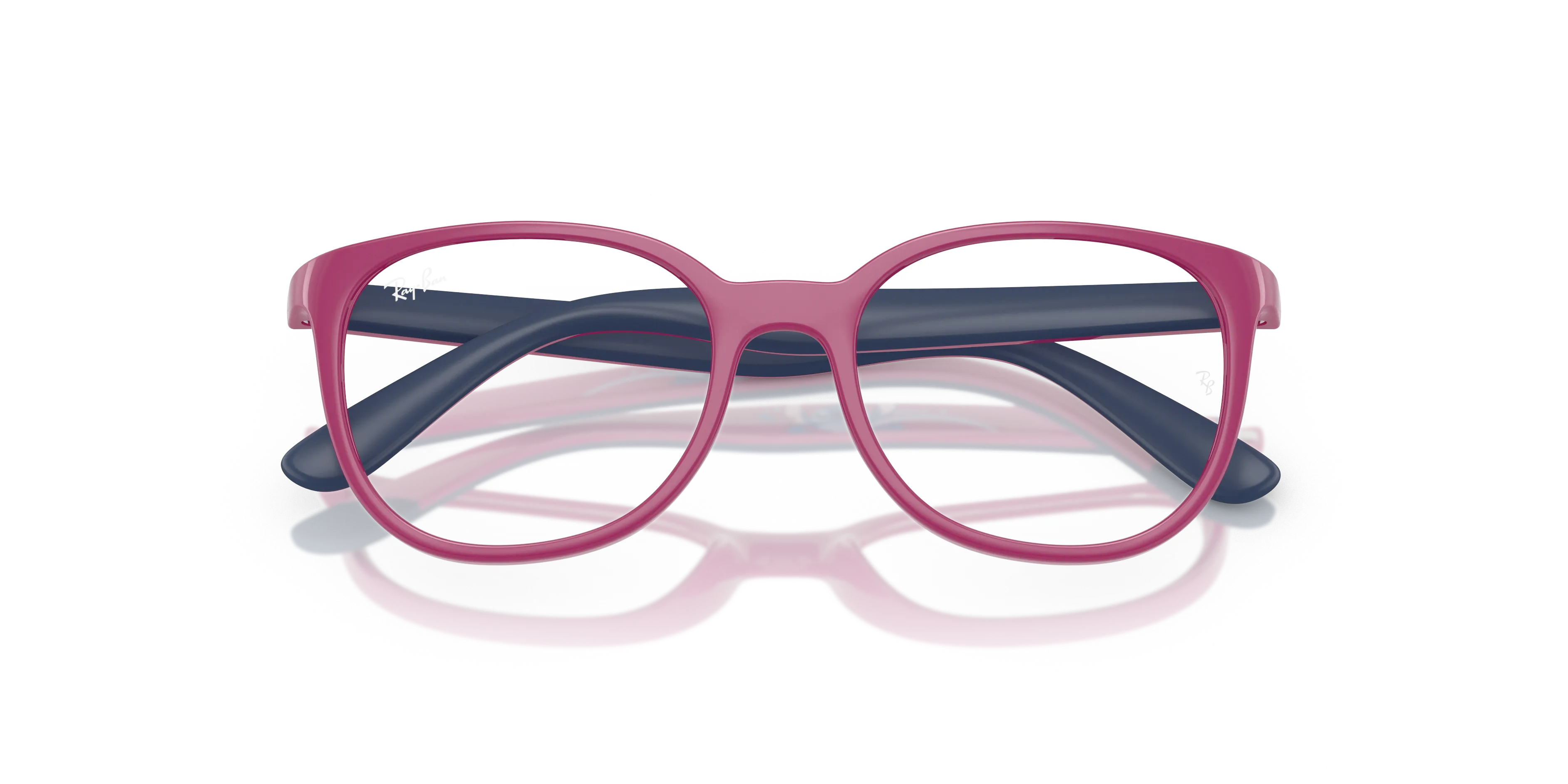 Ray - Ban RY1631 7508 Montature da vista Iniettato Blu Trasparente Pantos Normale - immagine 2