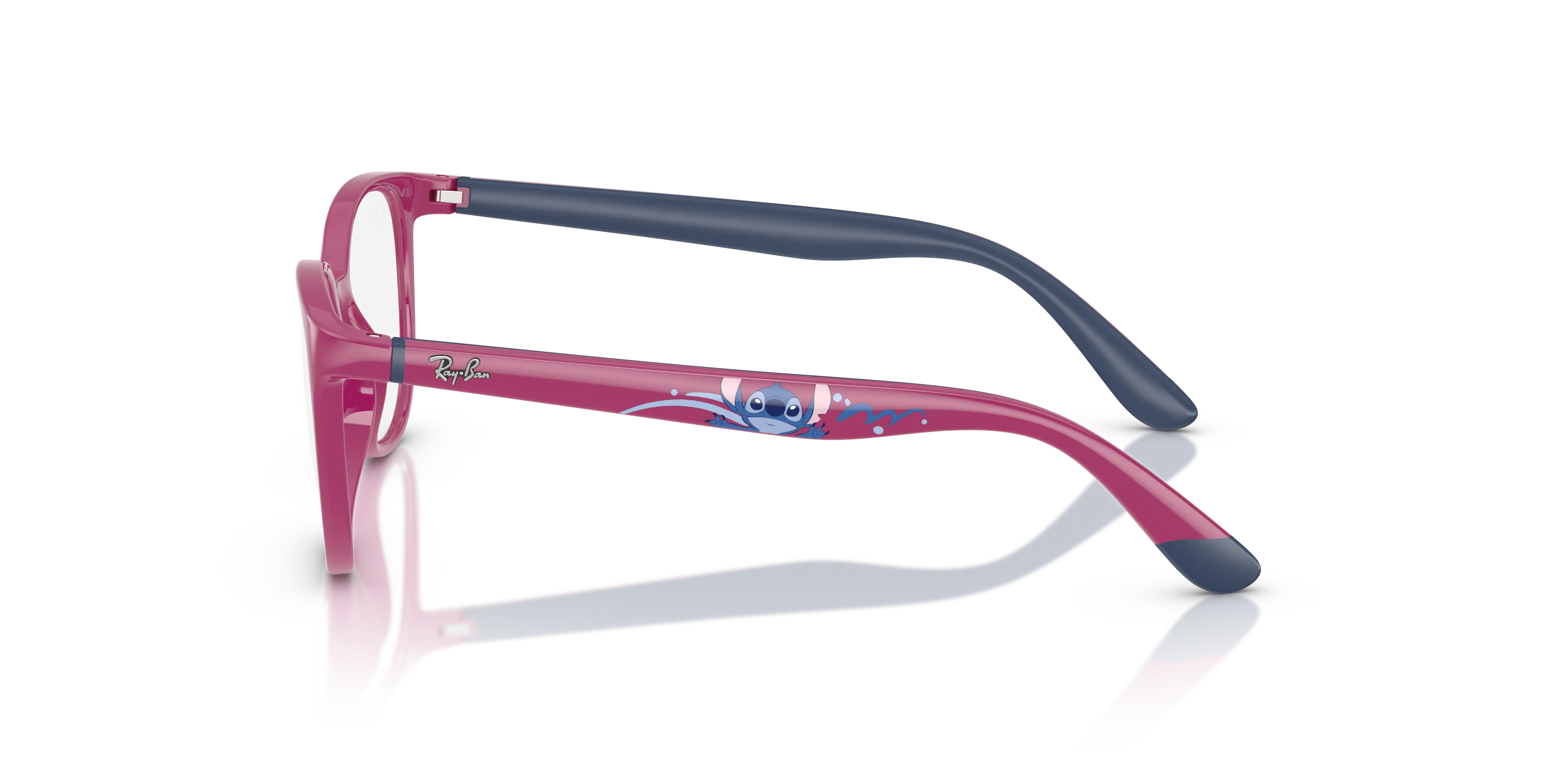 Ray - Ban RY1631 7508 Montature da vista Iniettato Blu Trasparente Pantos Normale - immagine 4