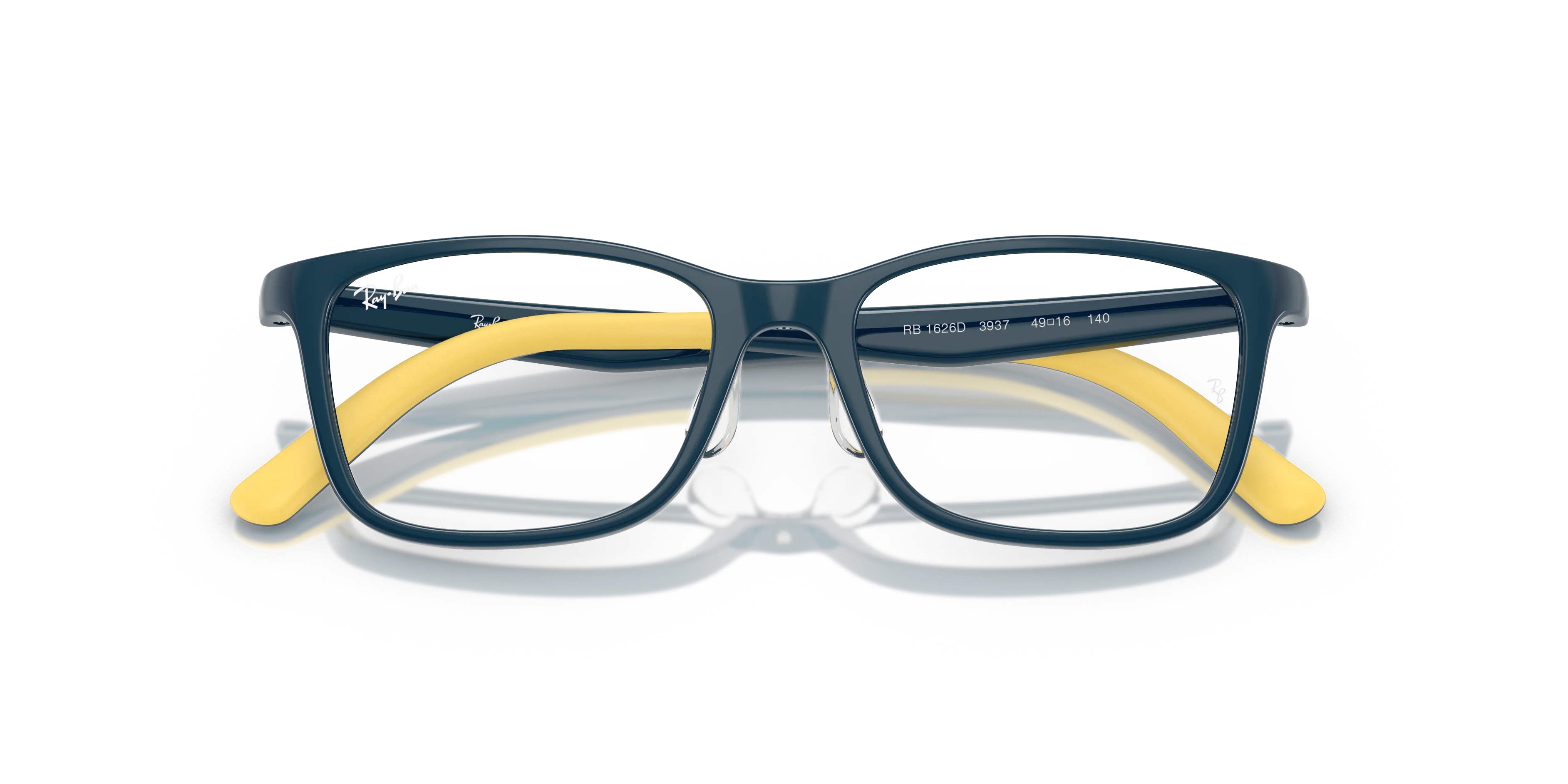 Ray - Ban RY1626D 3937 Montature da vista Iniettato Blu Trasparente Squadrata Normale - immagine 2