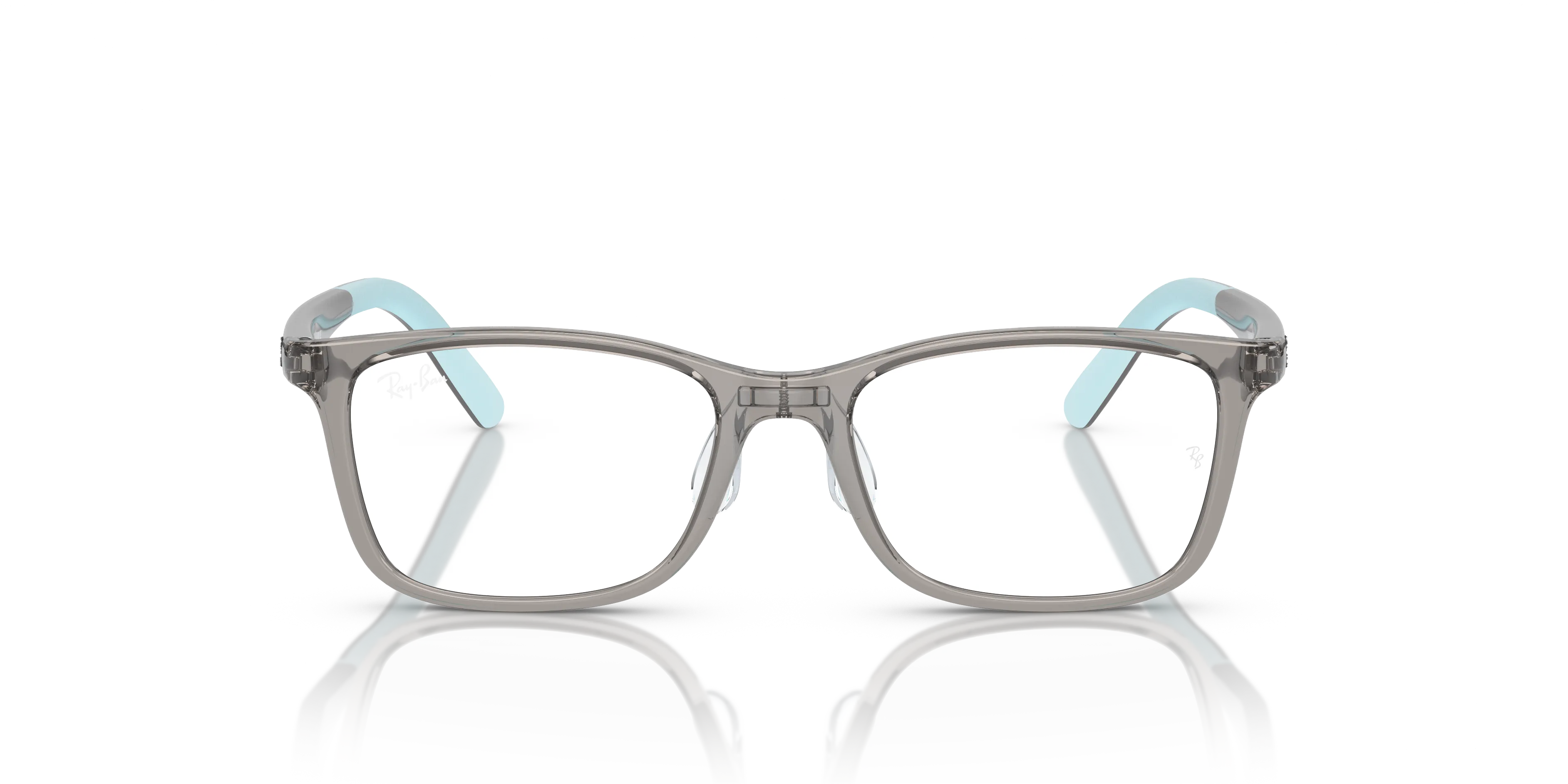 Ray - Ban RY1626D 3908 Montature da vista Iniettato Grigio Trasparente Squadrata Normale - immagine 3