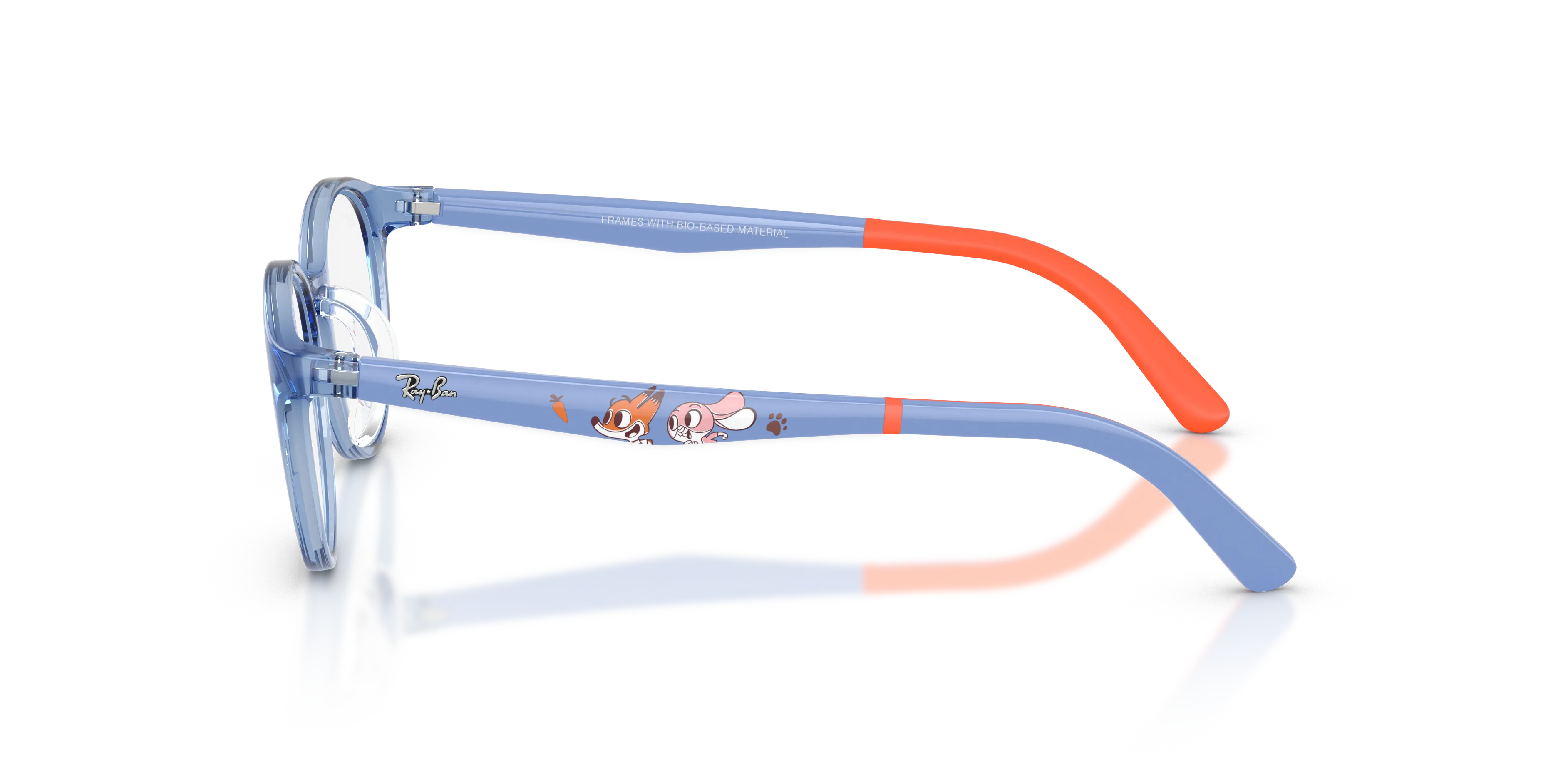 Ray - Ban RY1625D 7510 Montature da vista Iniettato Blu Trasparente Pantos Normale - immagine 4