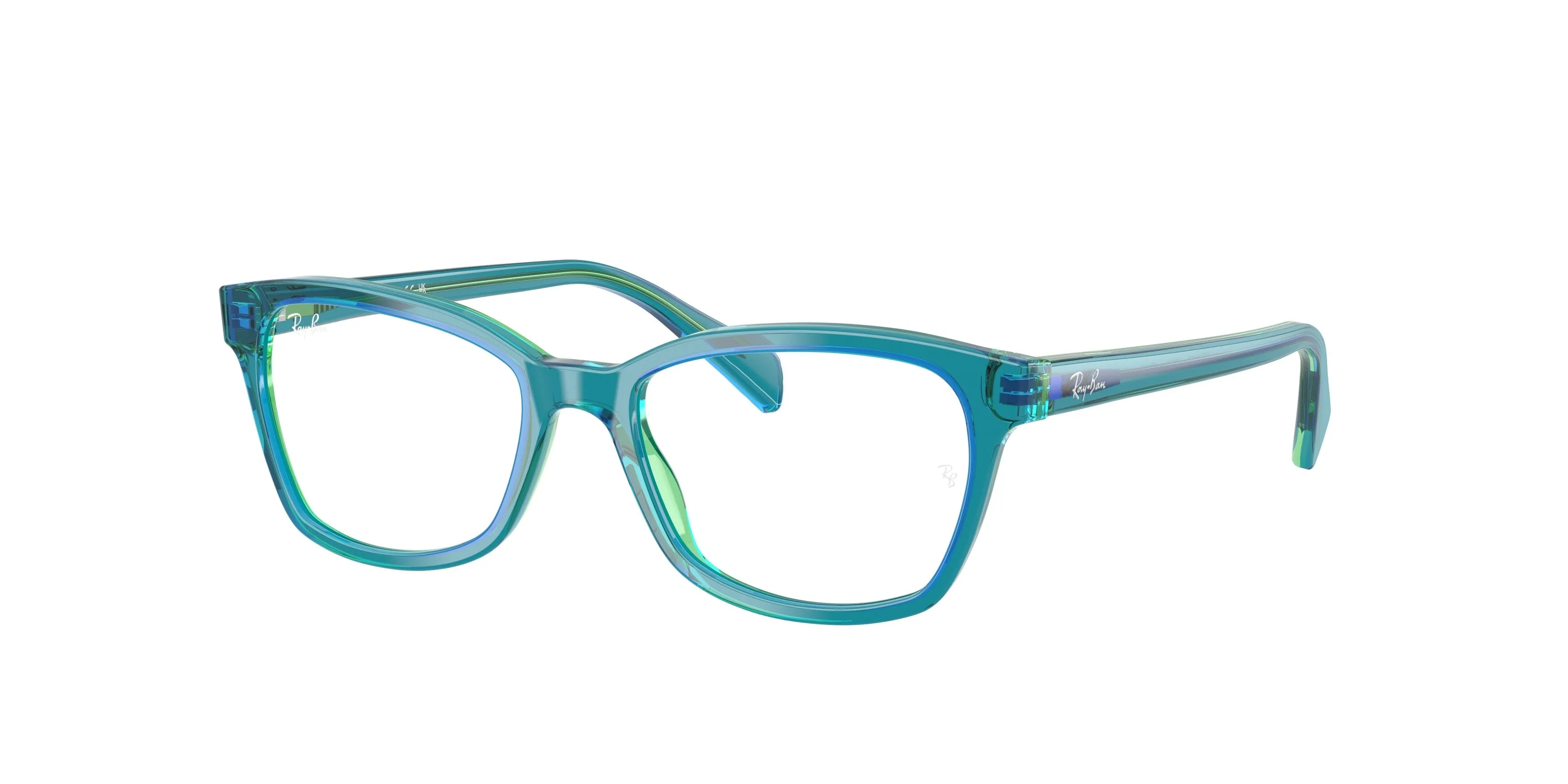 Ray - Ban RY1591 3996 Montature da vista Acetato Blu Trasparente Squadrata Normale - immagine 1