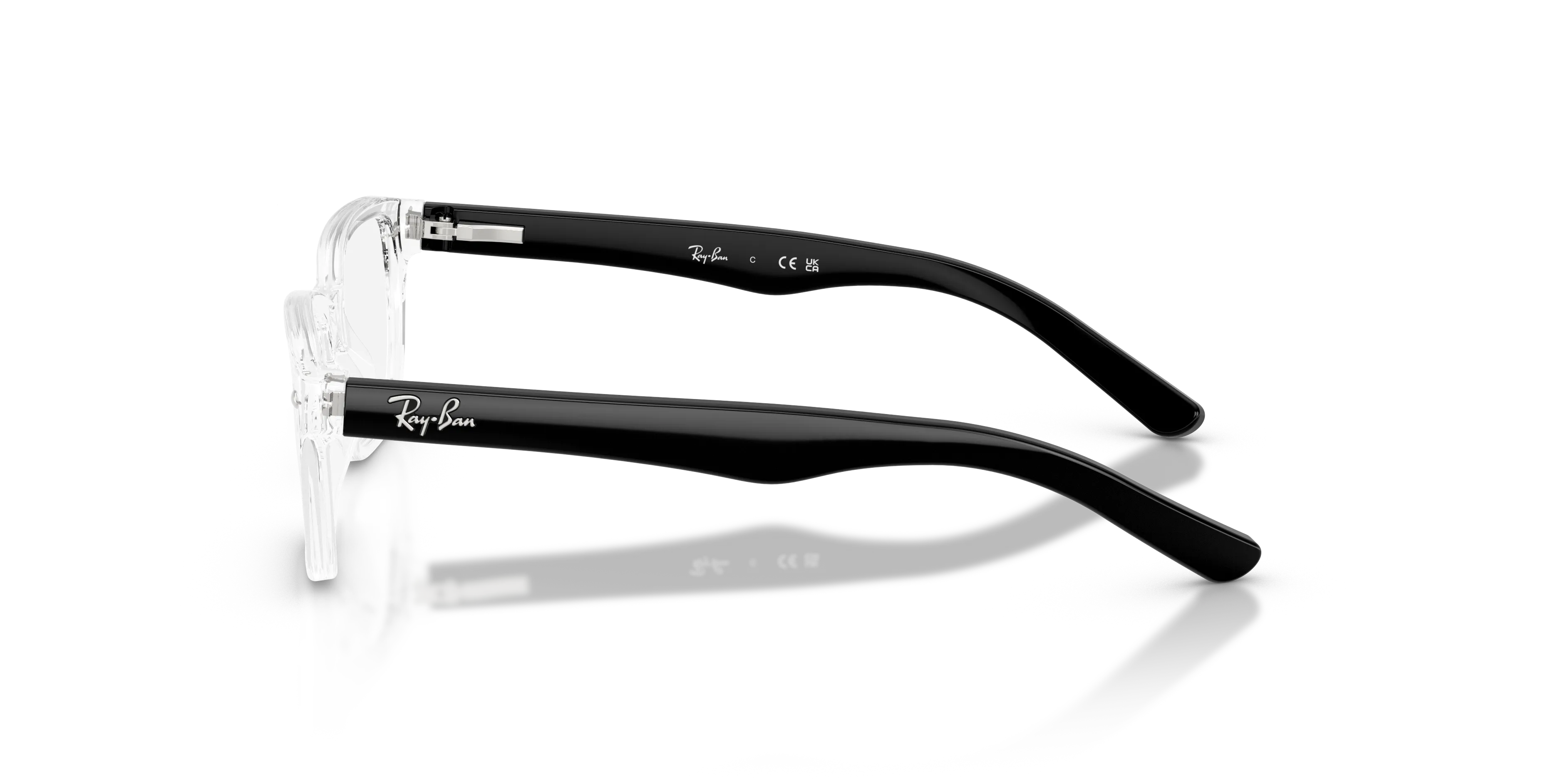 Ray - Ban RY1555 3541 Montature da vista Acetato Trasparente Trasparente Squadrata Normale - immagine 4