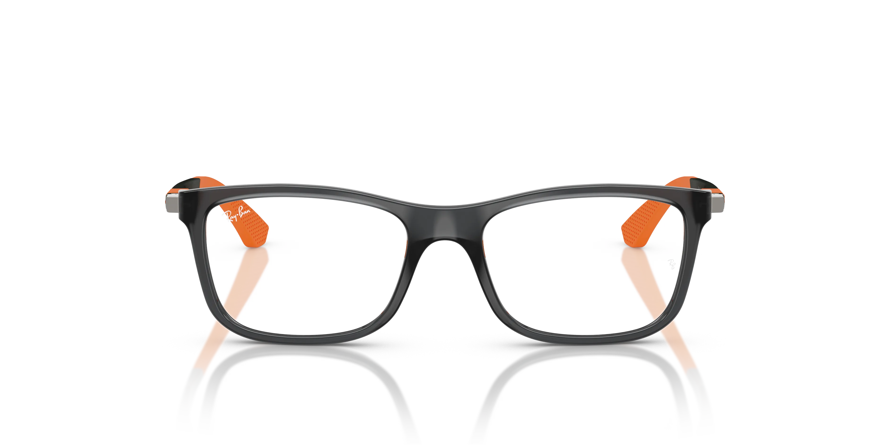 Ray - Ban RY1549 7503 Montature da vista Iniettato Grigio Trasparente Squadrata Normale - immagine 3