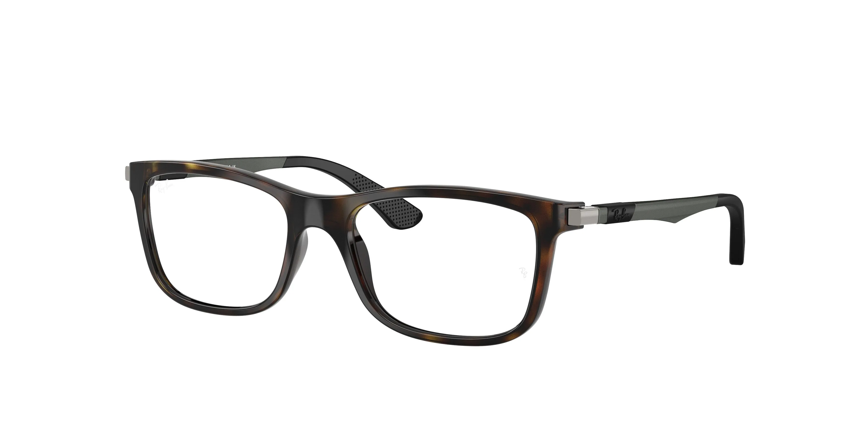 Ray - Ban RY1549 7500 Montature da vista Iniettato Tartaruga Trasparente Squadrata Normale - immagine 1