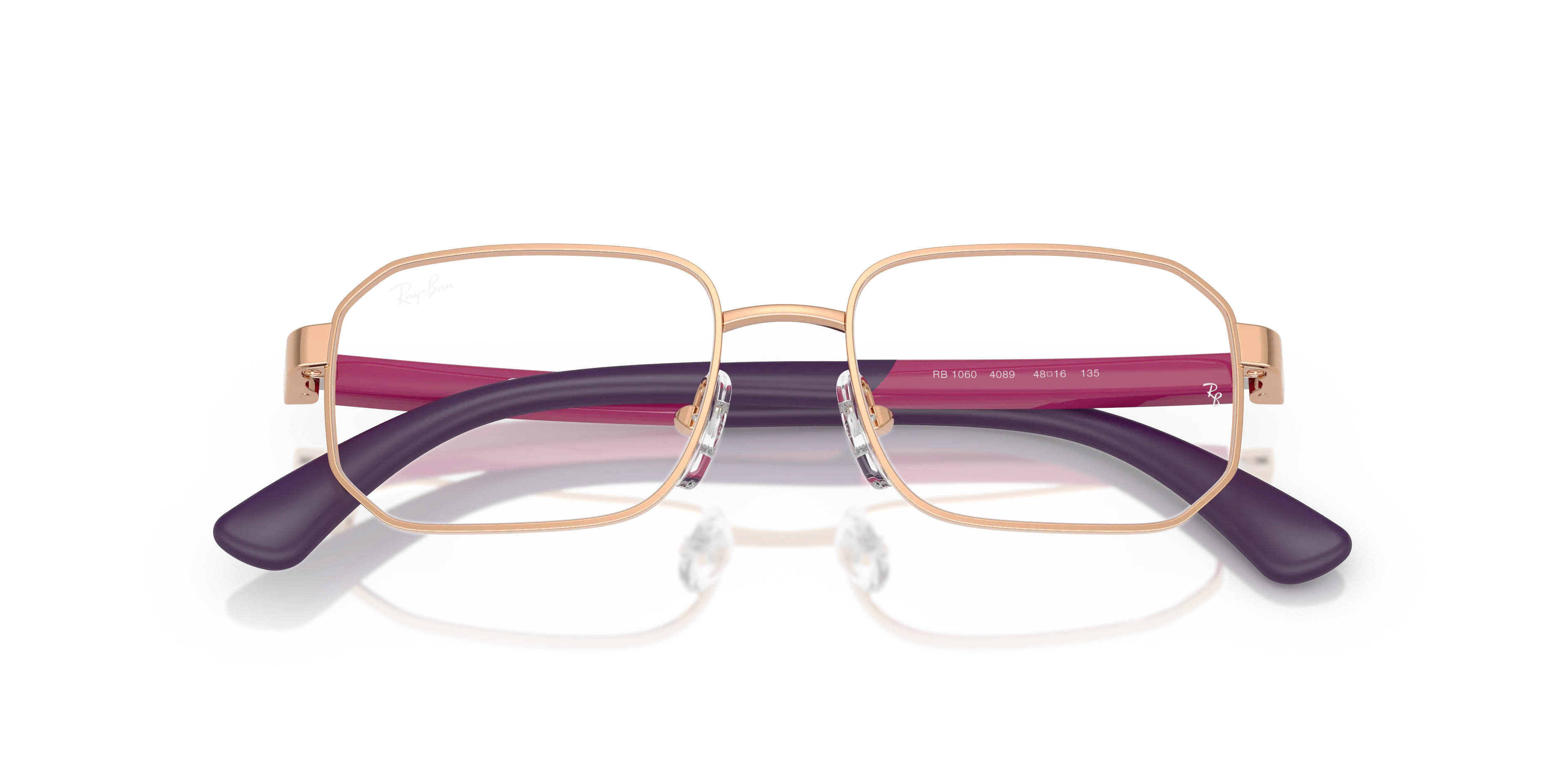 Ray - Ban RY1060 4089 Montature da vista Metallo Oro Trasparente Geometrica Normale - immagine 2