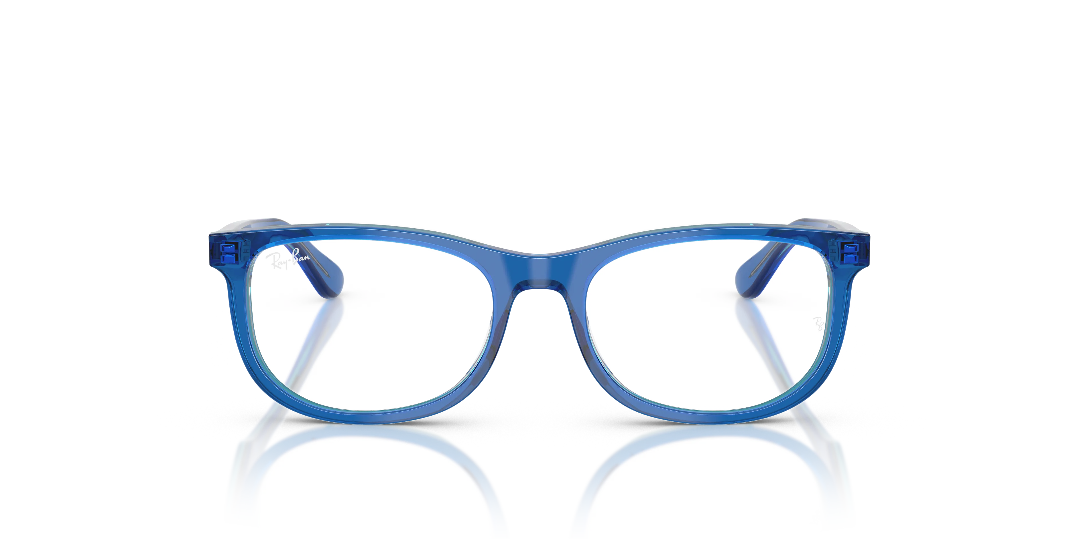 Ray - Ban RY1642 3999 Montature da vista Acetato Blu Trasparente Pillow Normale - immagine 3
