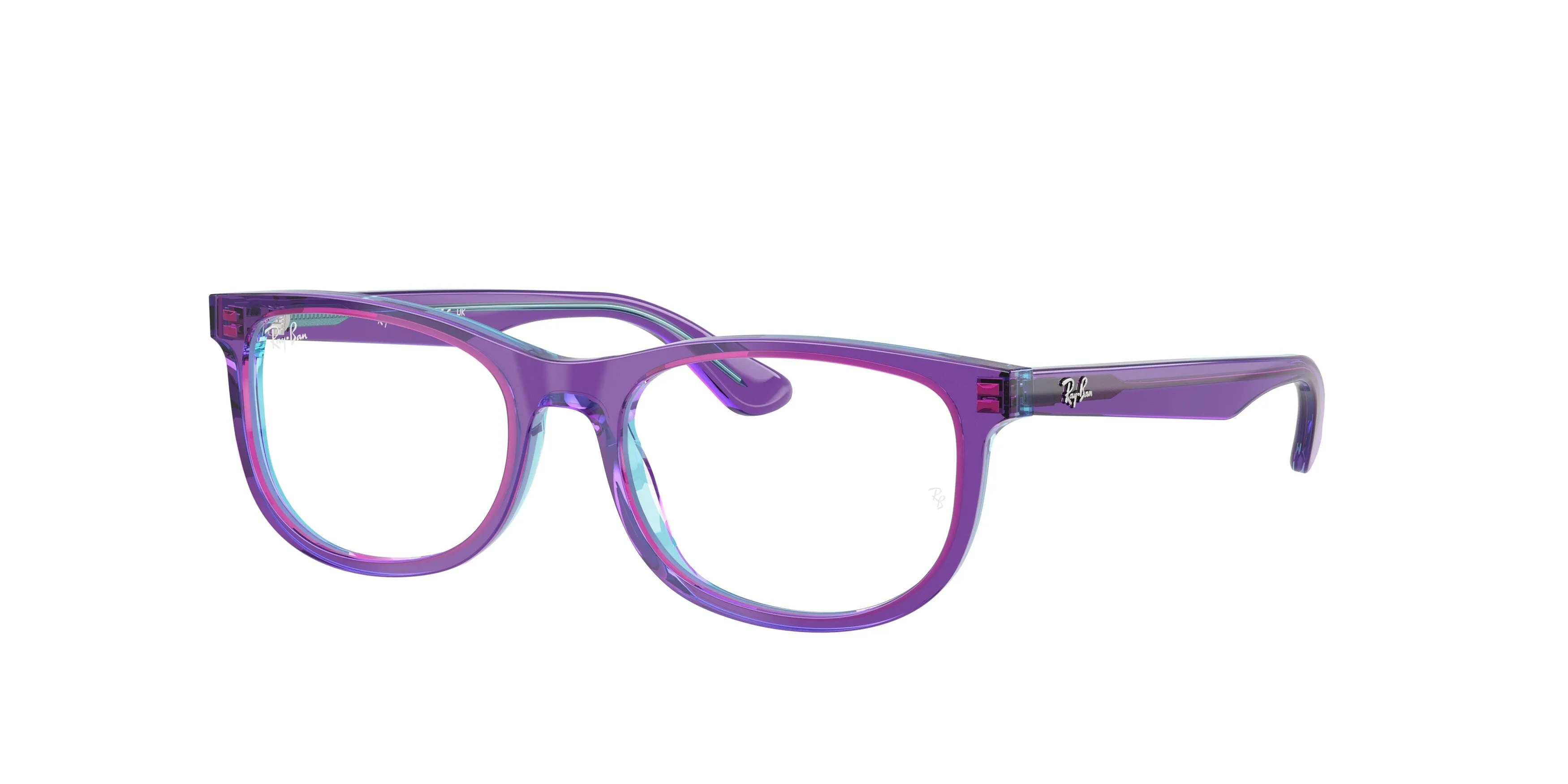 Ray - Ban RY1642 3997 Montature da vista Acetato Viola Trasparente Pillow Normale - immagine 1