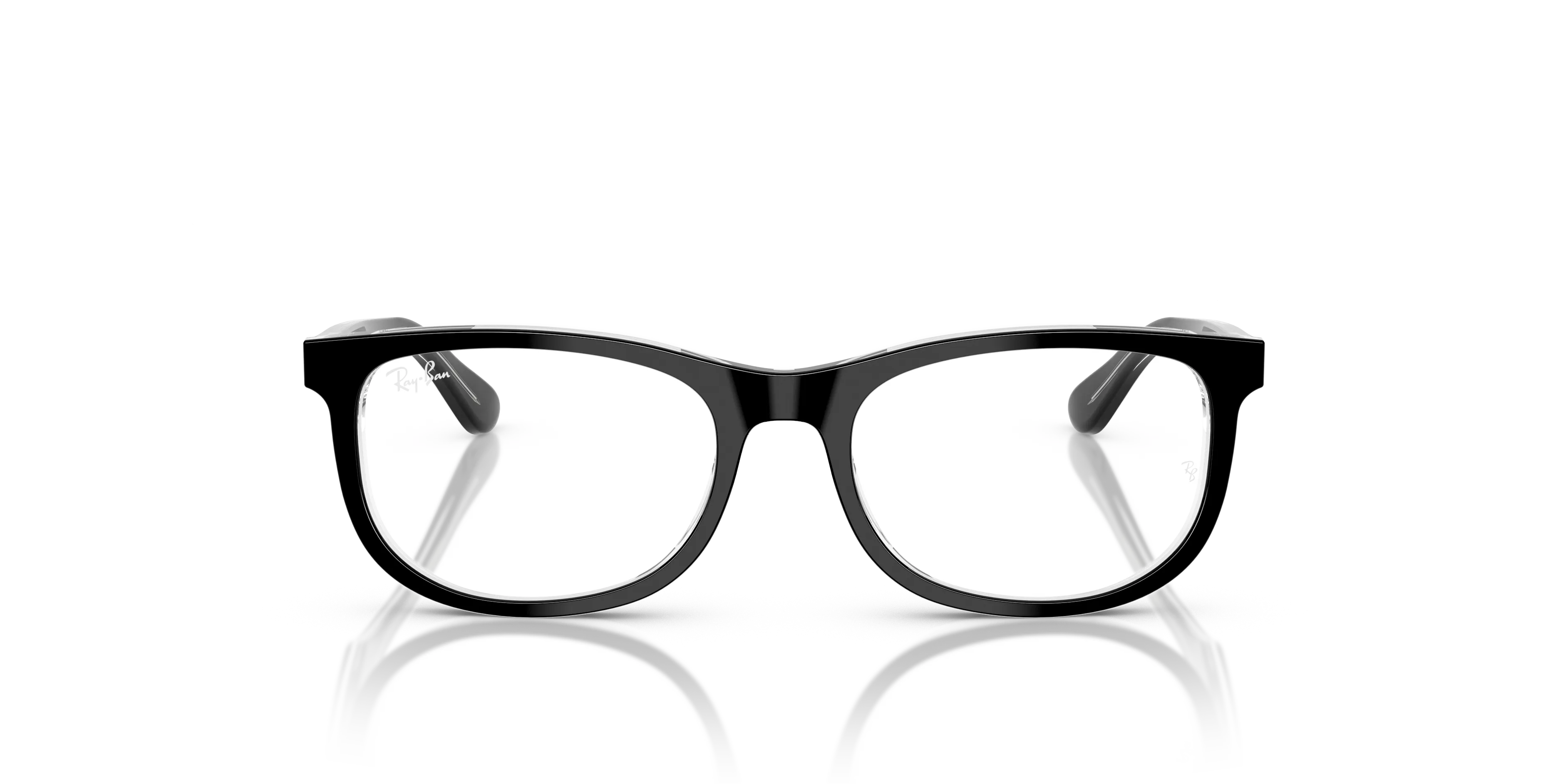 Ray - Ban RY1642 3529 Montature da vista Acetato Nero Trasparente Pillow Normale - immagine 3