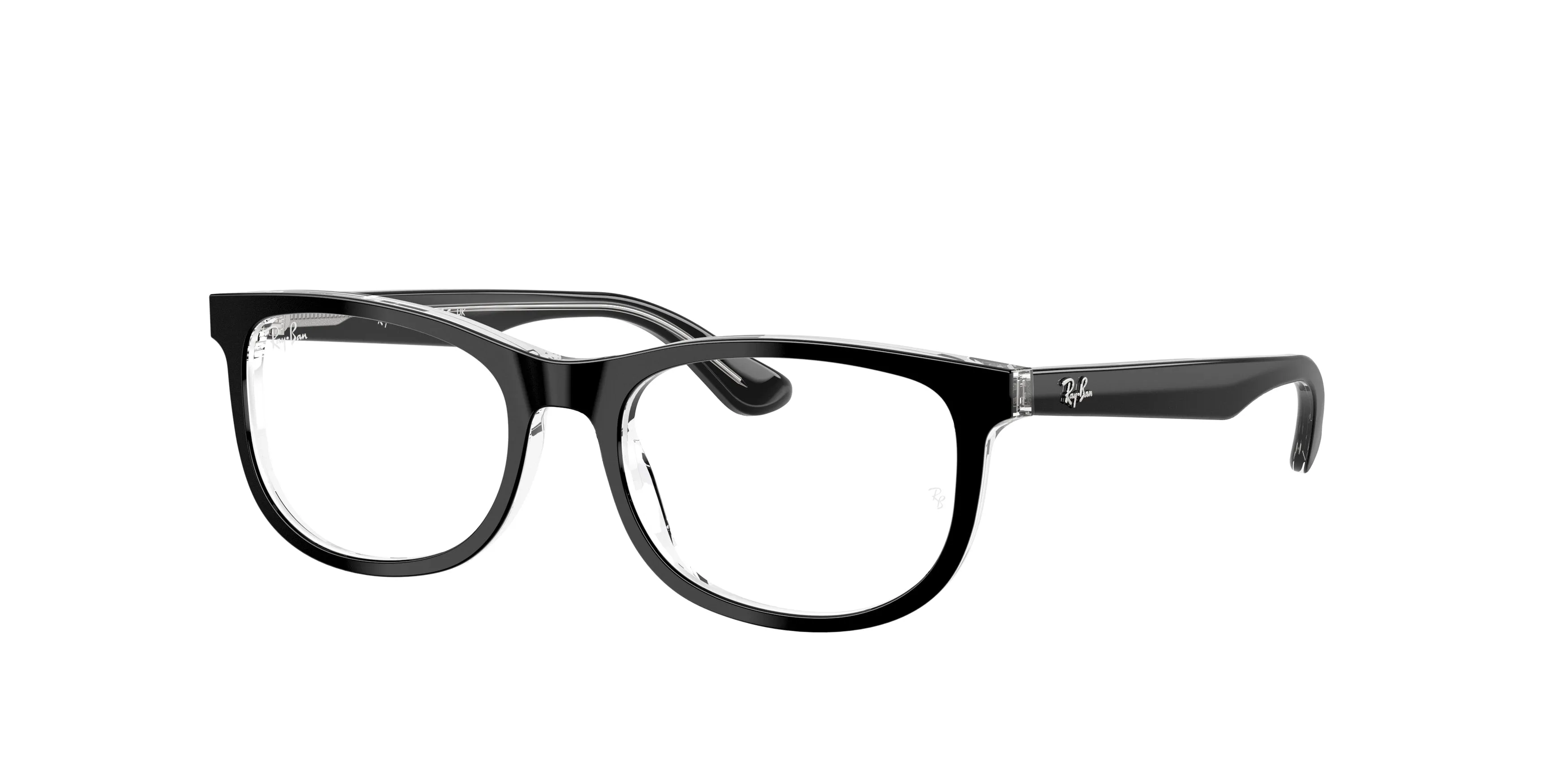 Ray - Ban RY1642 3529 Montature da vista Acetato Nero Trasparente Pillow Normale - immagine 1