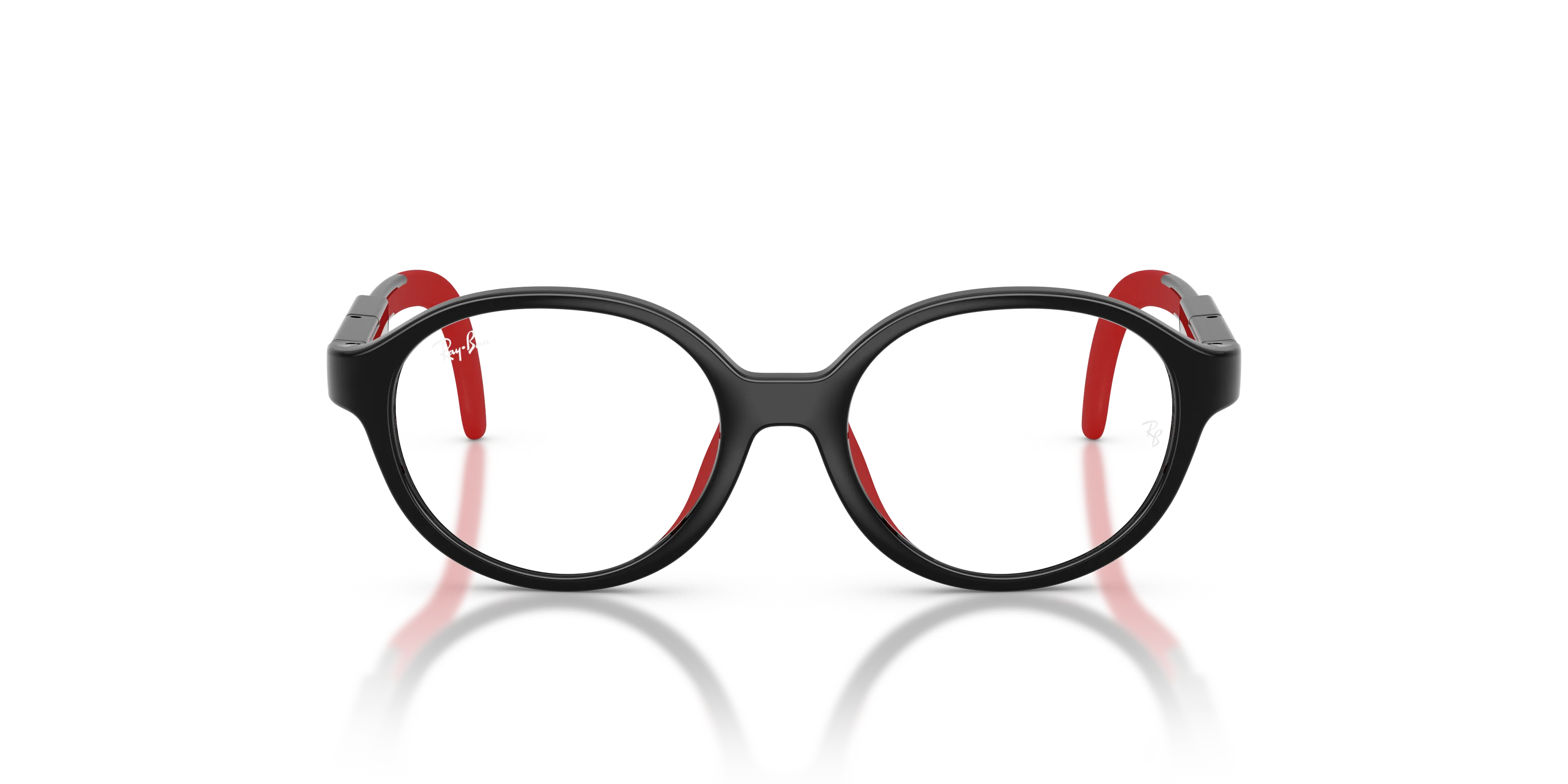 Ray - Ban RYA1981 7529 Montature da vista Iniettato Nero Trasparente Pantos Normale - immagine 3