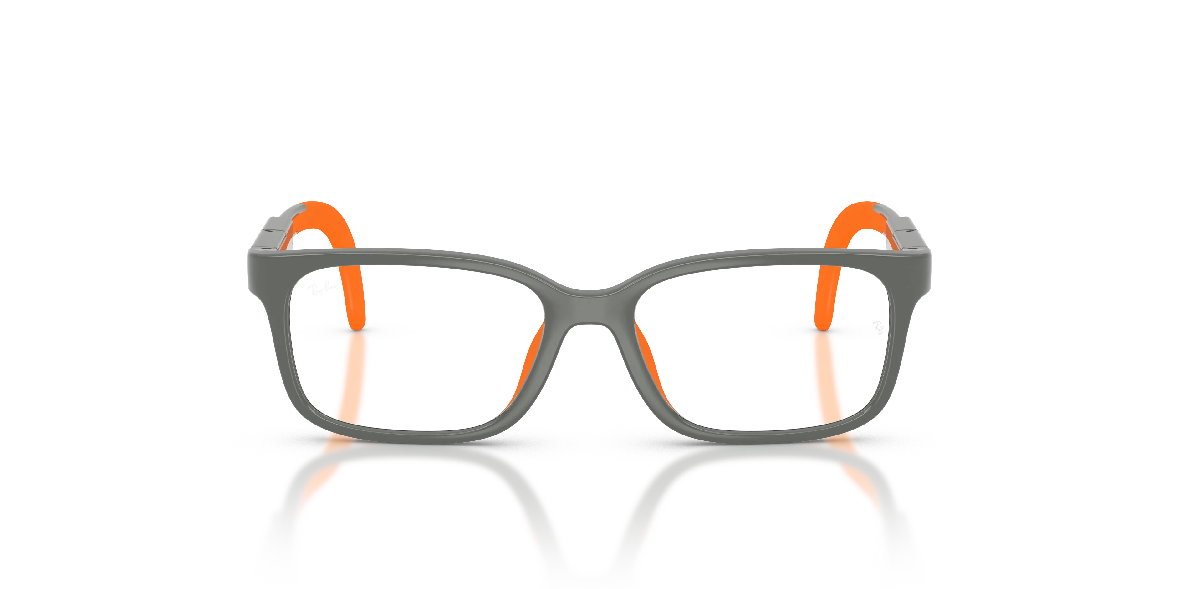 Ray - Ban RYA1980 7533 Montature da vista Iniettato Grigio Trasparente Pantos Normale - immagine 3