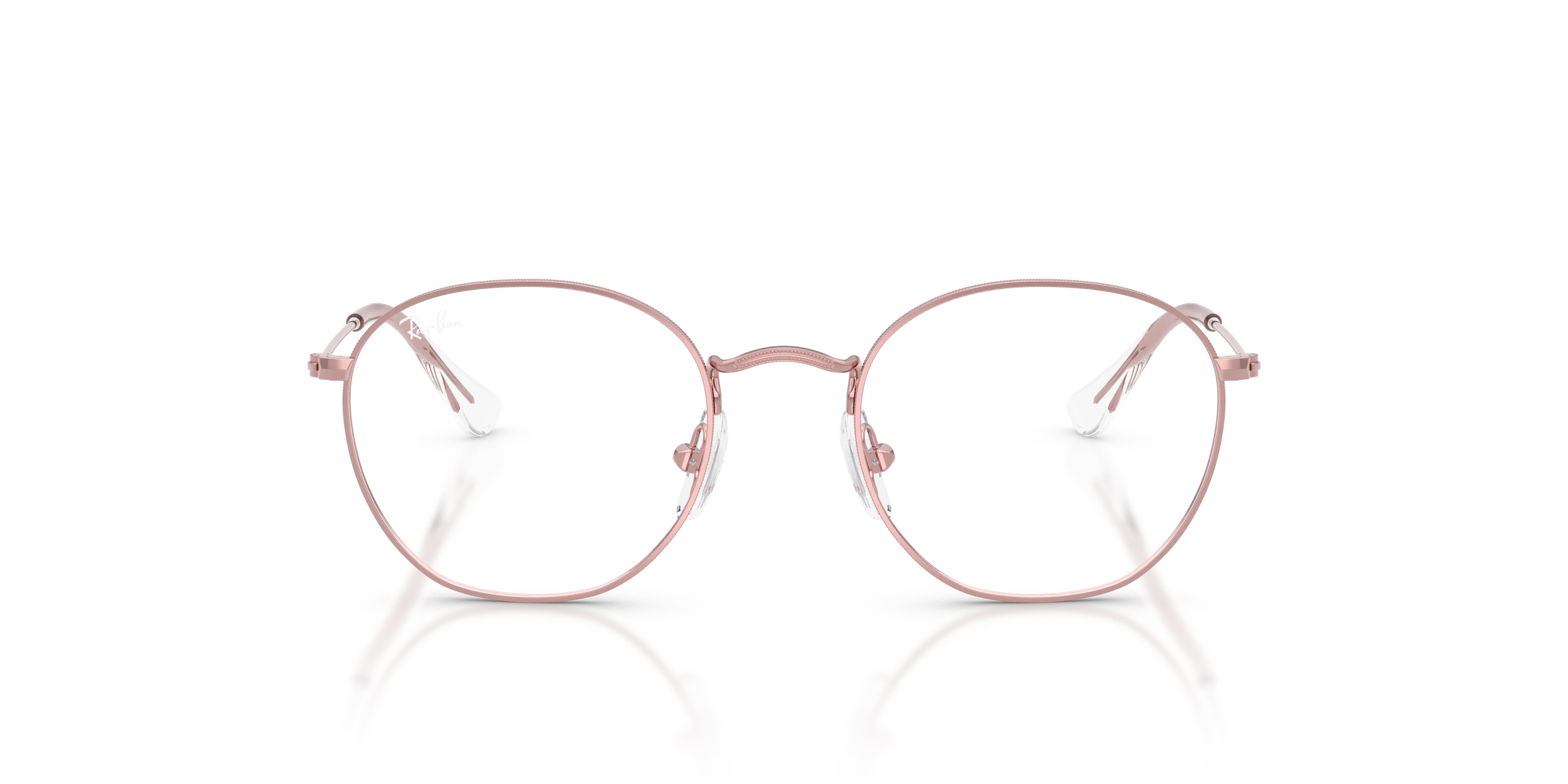Ray - Ban RY9572V JUNIOR ROB 4104 Montature da vista Metallo Rosa Trasparente Geometrica Normale - immagine 3