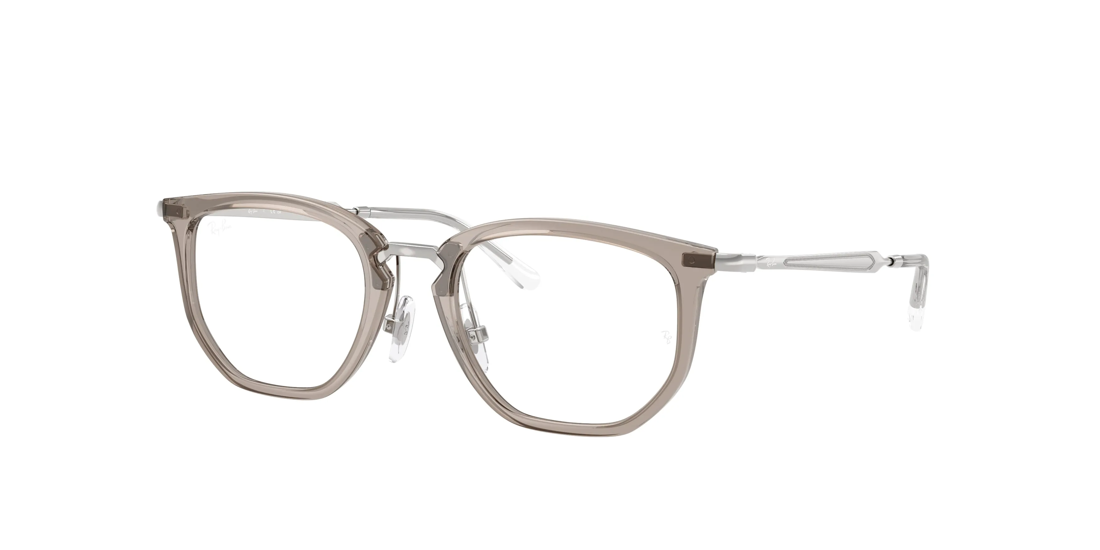 Ray - Ban RY9085V 7519 Montature da vista Nylon Grigio Trasparente Geometrica Normale - immagine 1