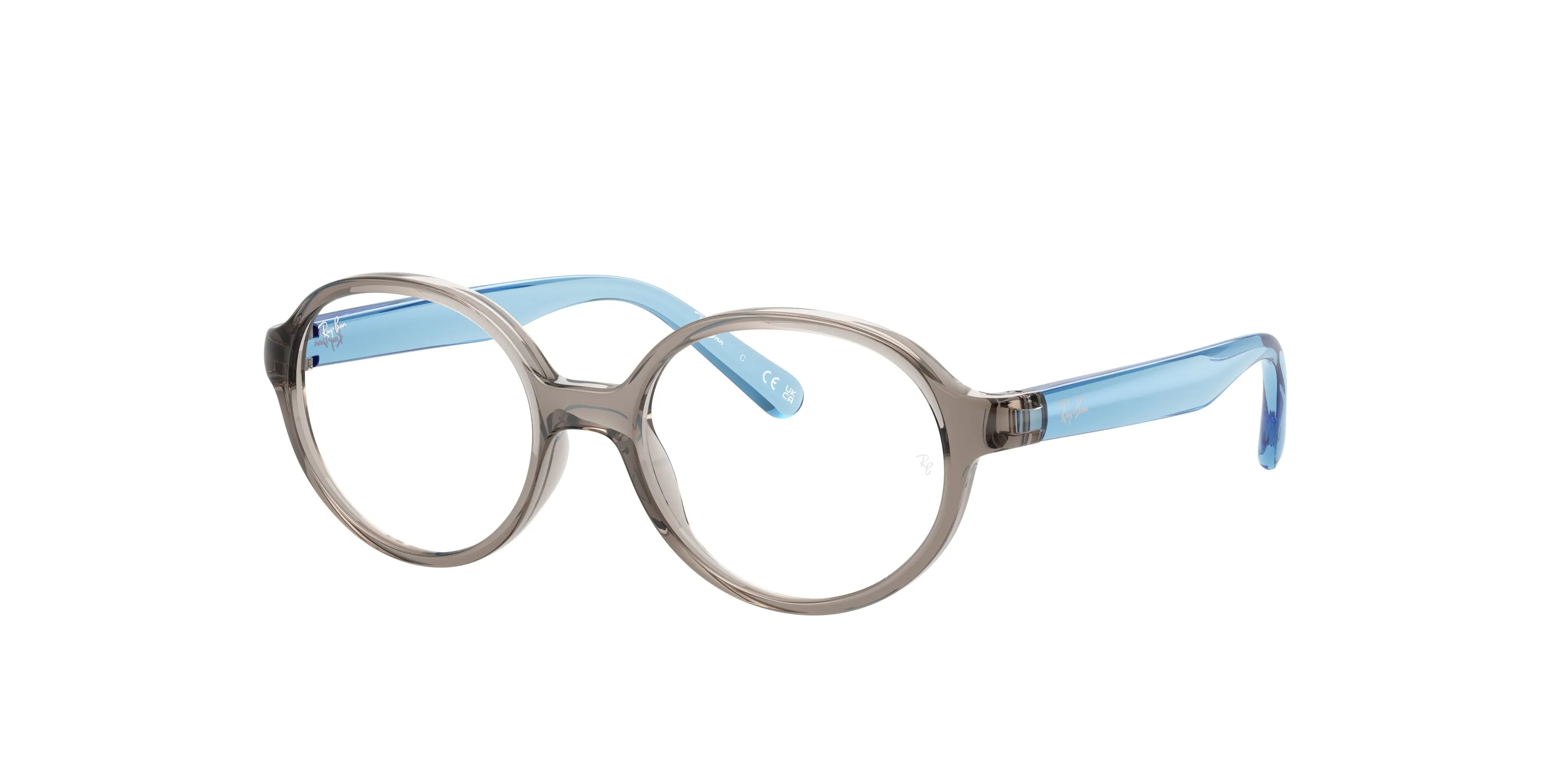 Ray - Ban RY1905 7535 Montature da vista Iniettato Grigio Trasparente Pantos Normale - immagine 1