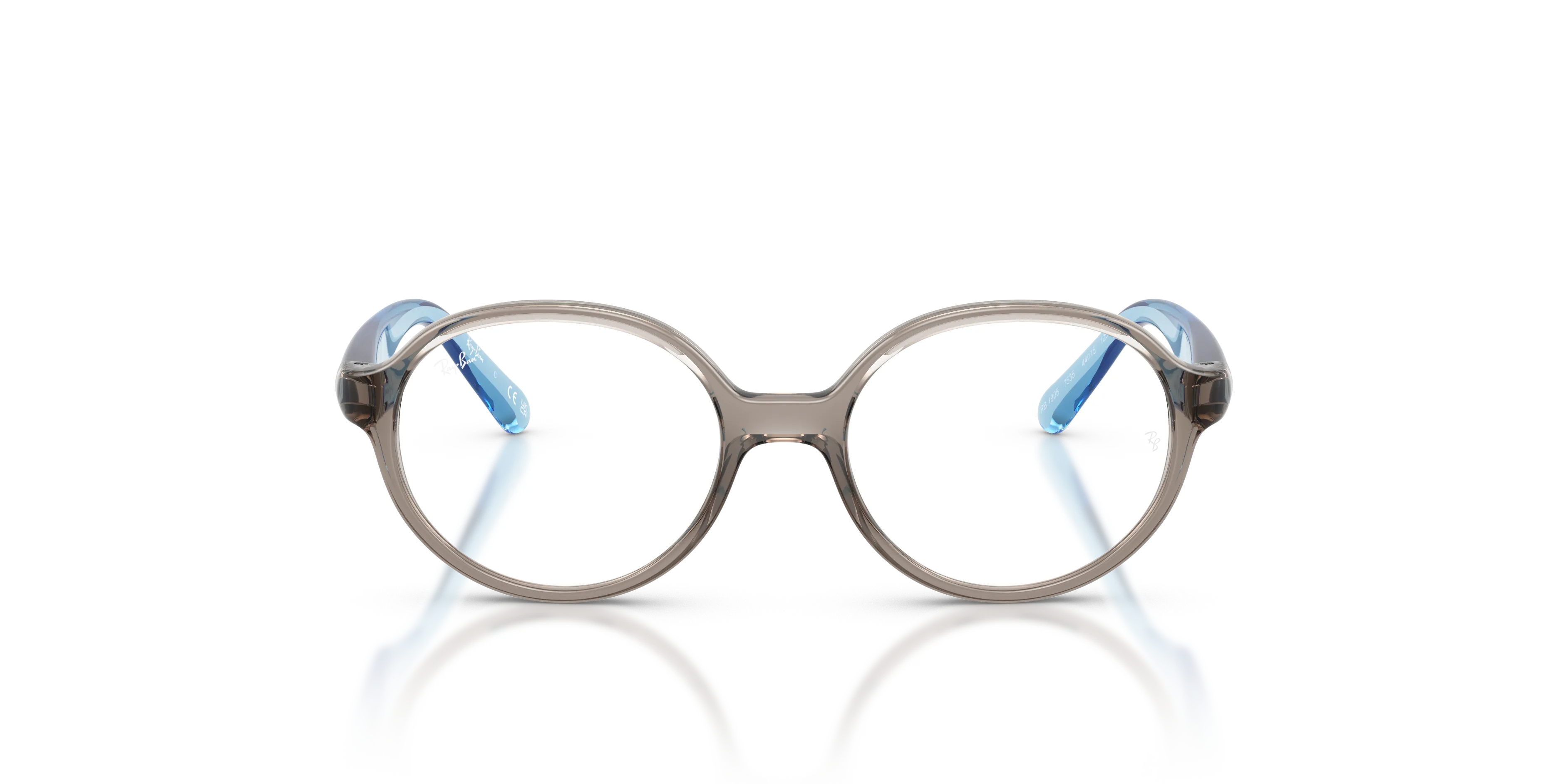 Ray - Ban RY1905 7535 Montature da vista Iniettato Grigio Trasparente Pantos Normale - immagine 3