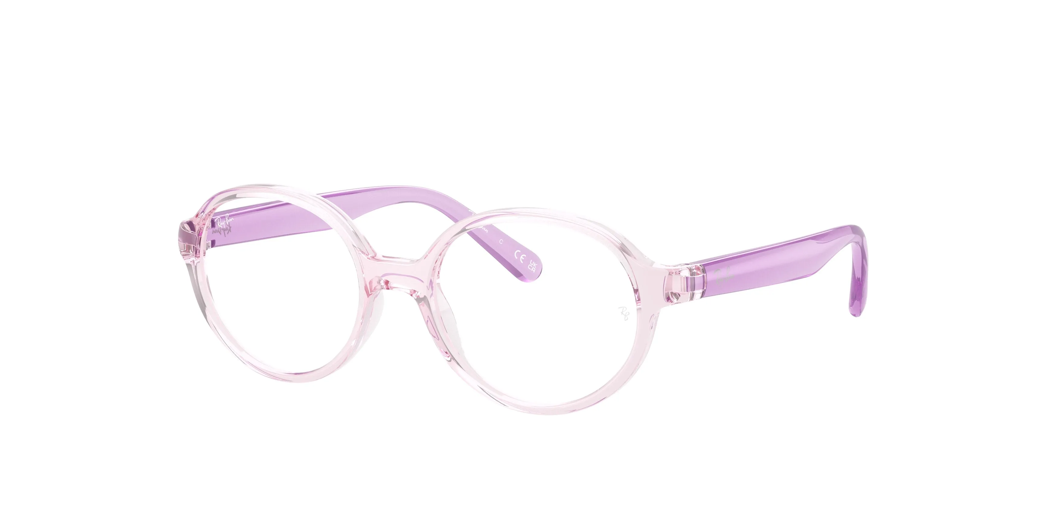 Ray - Ban RY1905 7534 Montature da vista Iniettato Rosa Trasparente Pantos Normale - immagine 1