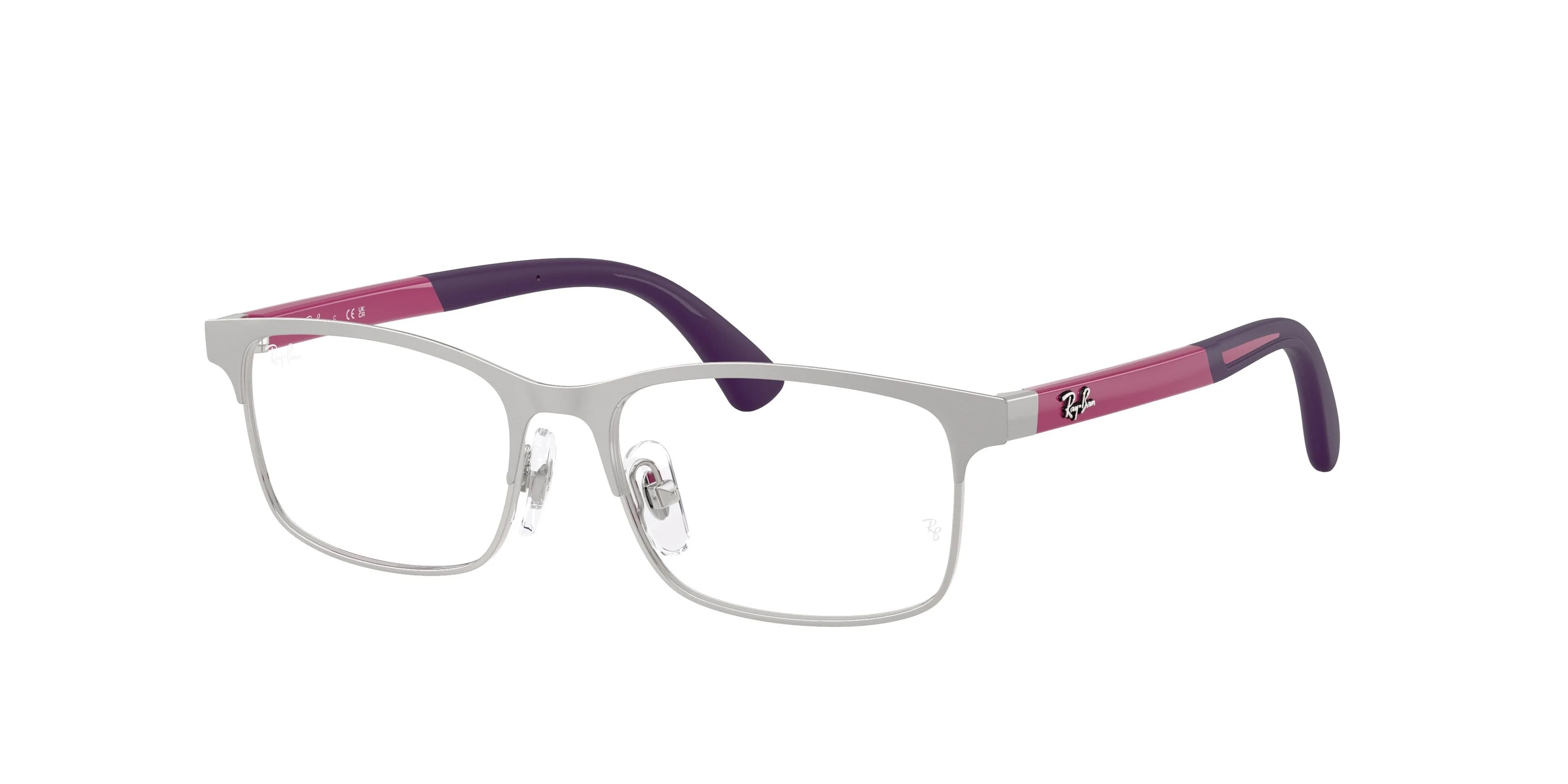 Ray - Ban RY1061 4101 Montature da vista Metallo Argento Trasparente Squadrata Normale - immagine 1