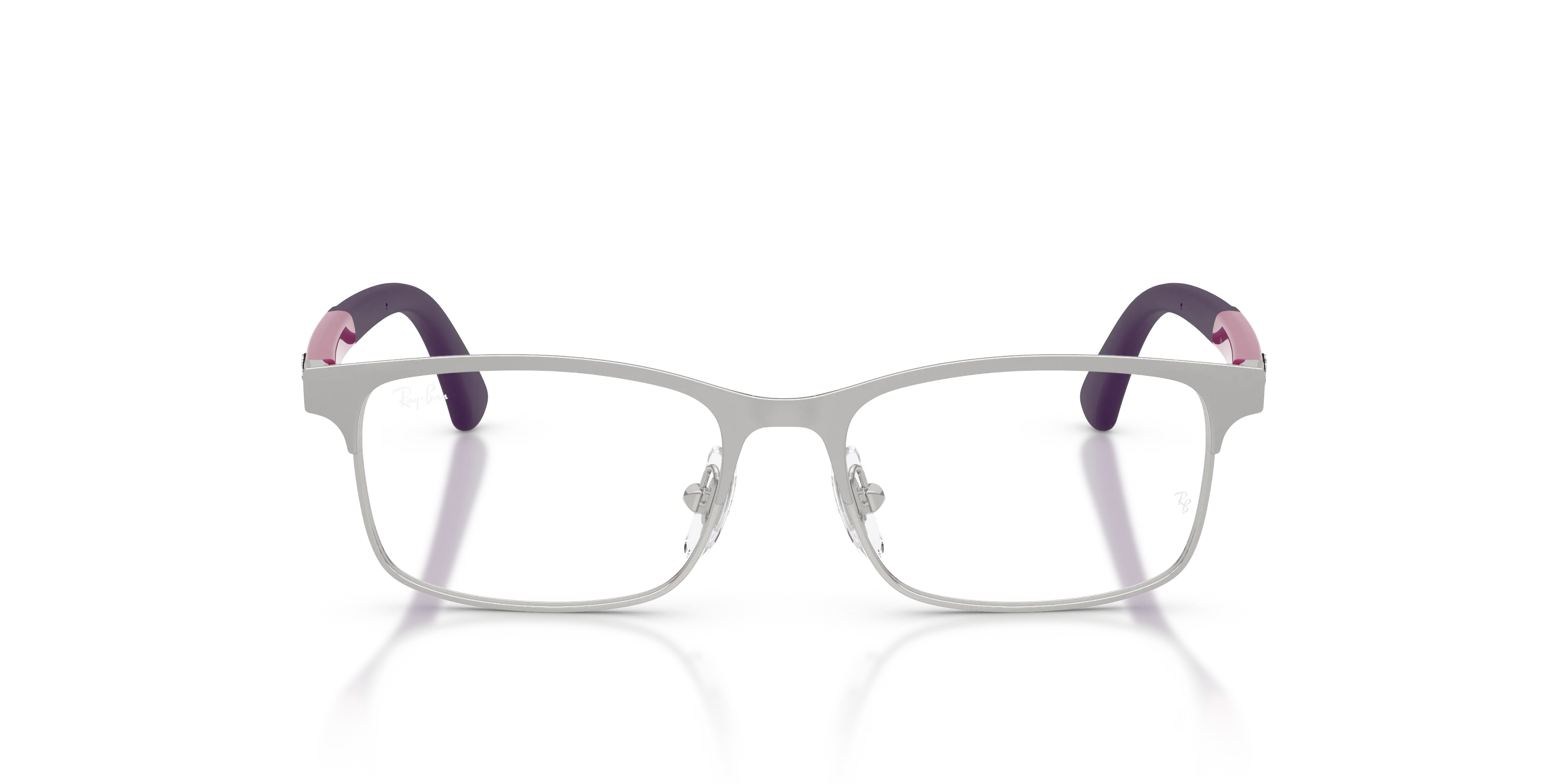Ray - Ban RY1061 4101 Montature da vista Metallo Argento Trasparente Squadrata Normale - immagine 3