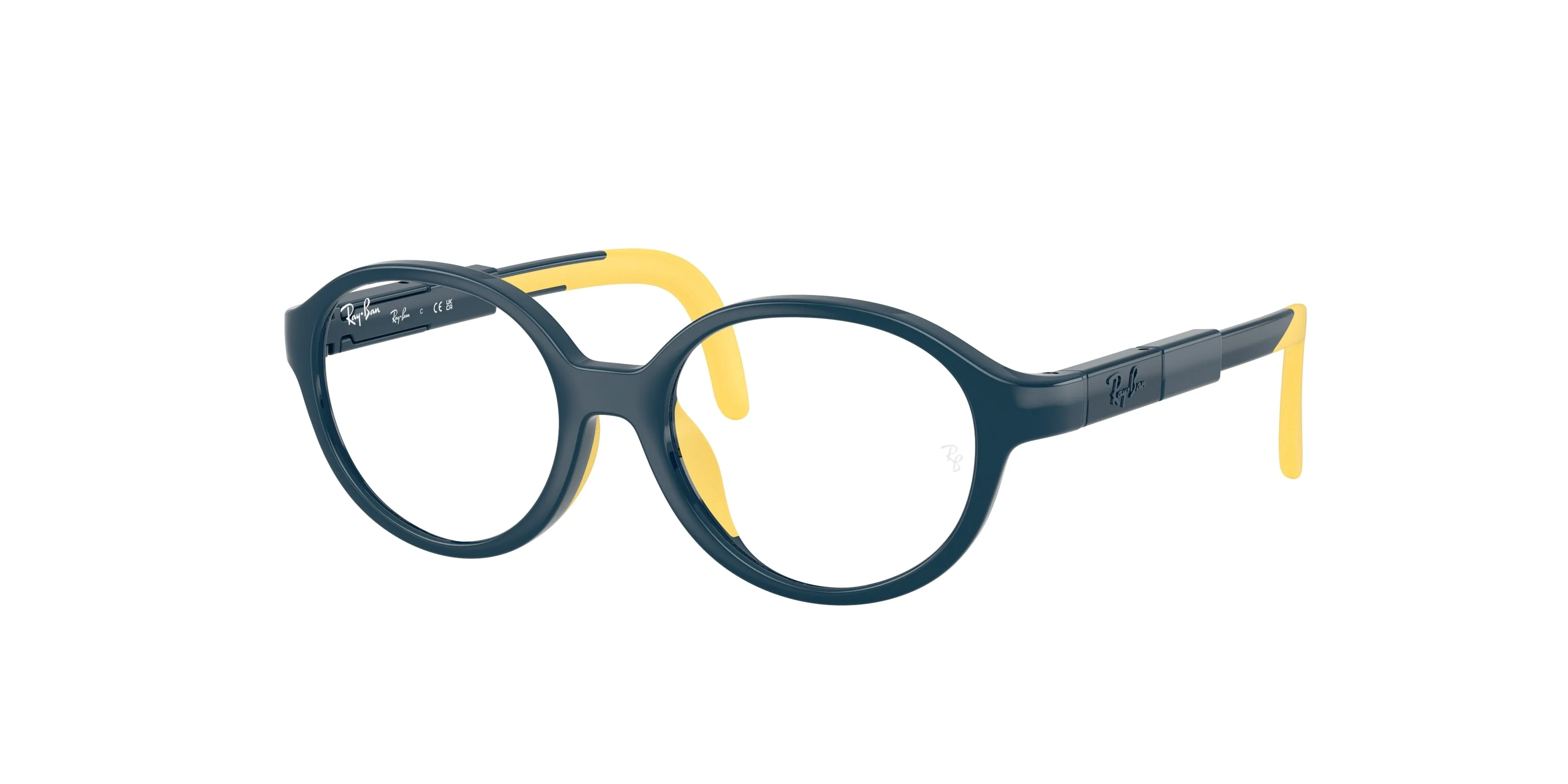 Ray - Ban RYA1981 7530 Montature da vista Iniettato Blu Trasparente Pantos Normale - immagine 1