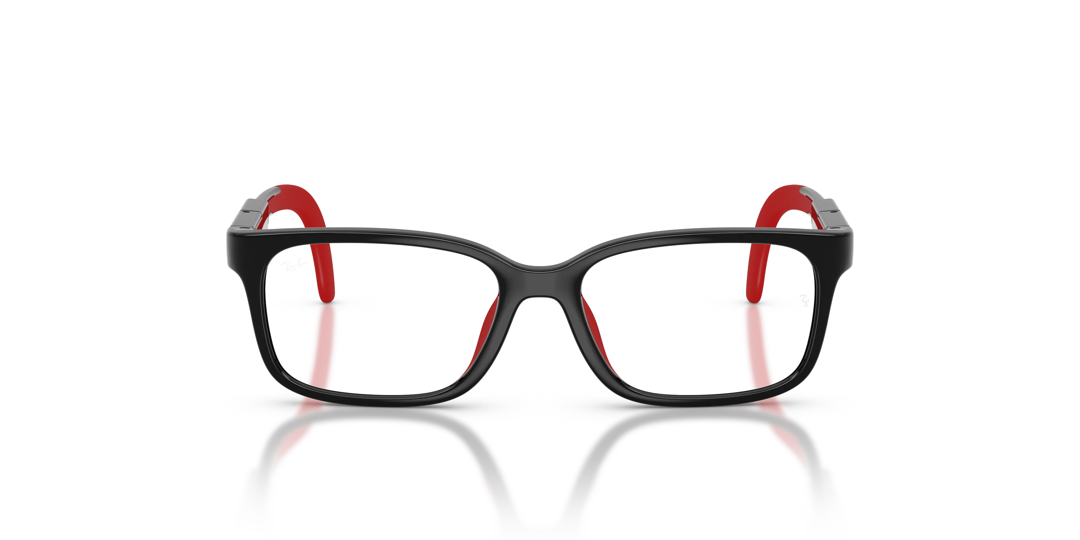 Ray - Ban RYA1980 7529 Montature da vista Iniettato Nero Trasparente Pantos Normale - immagine 3