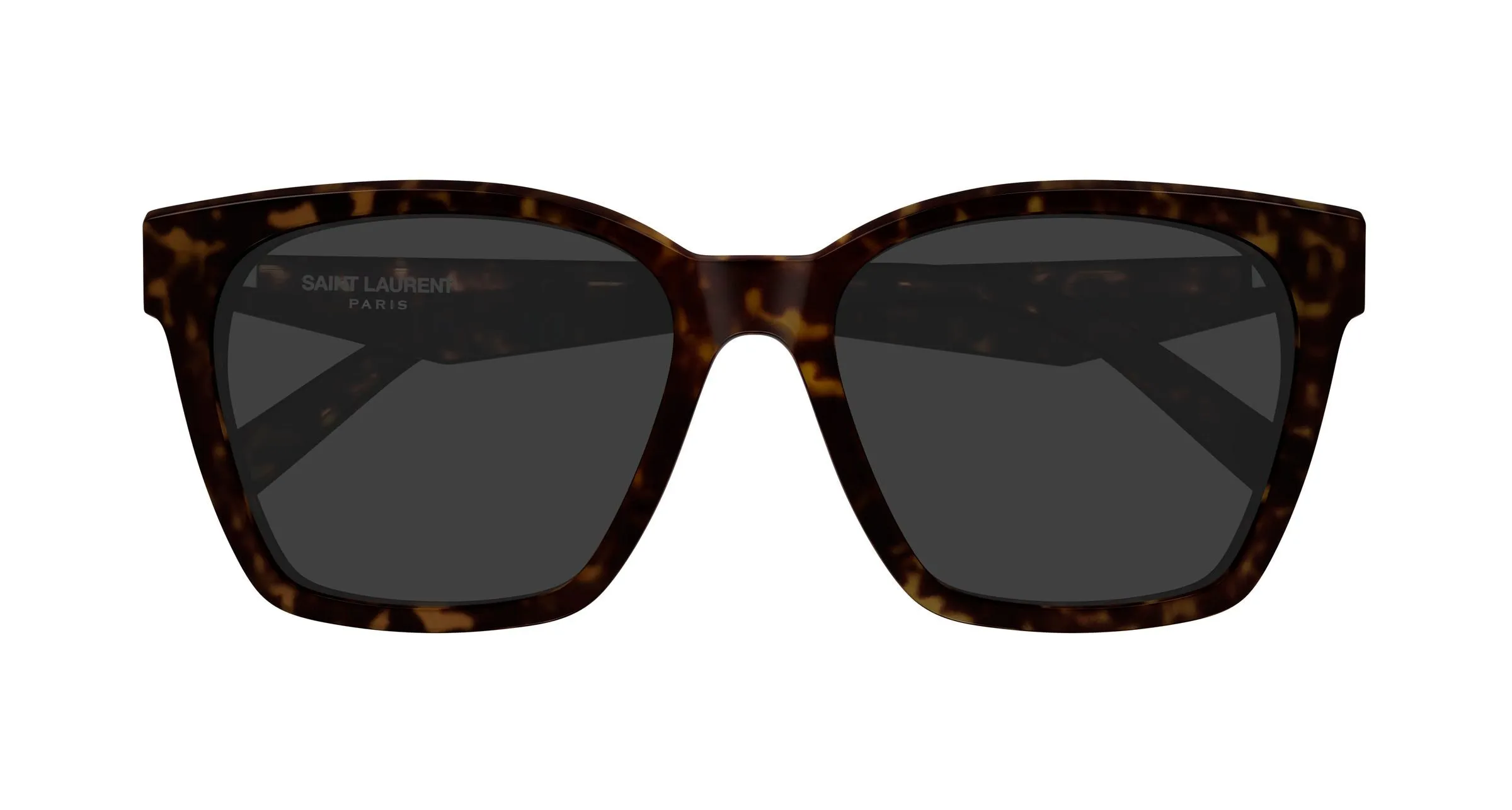 SAINT LAURENT SL M171/F 002 Occhiali da sole Acetato Havana Grigio Squadrata - immagine 2