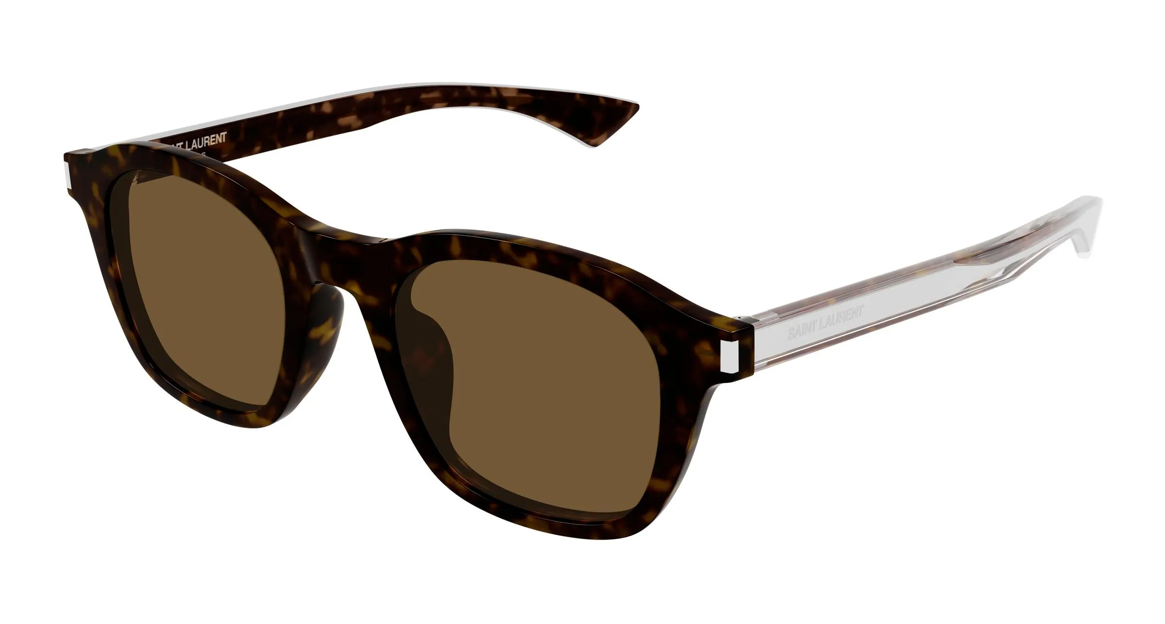 SAINT LAURENT SL 880/K 006 Occhiali da sole Acetato Havana Marrone Squadrata - immagine 1
