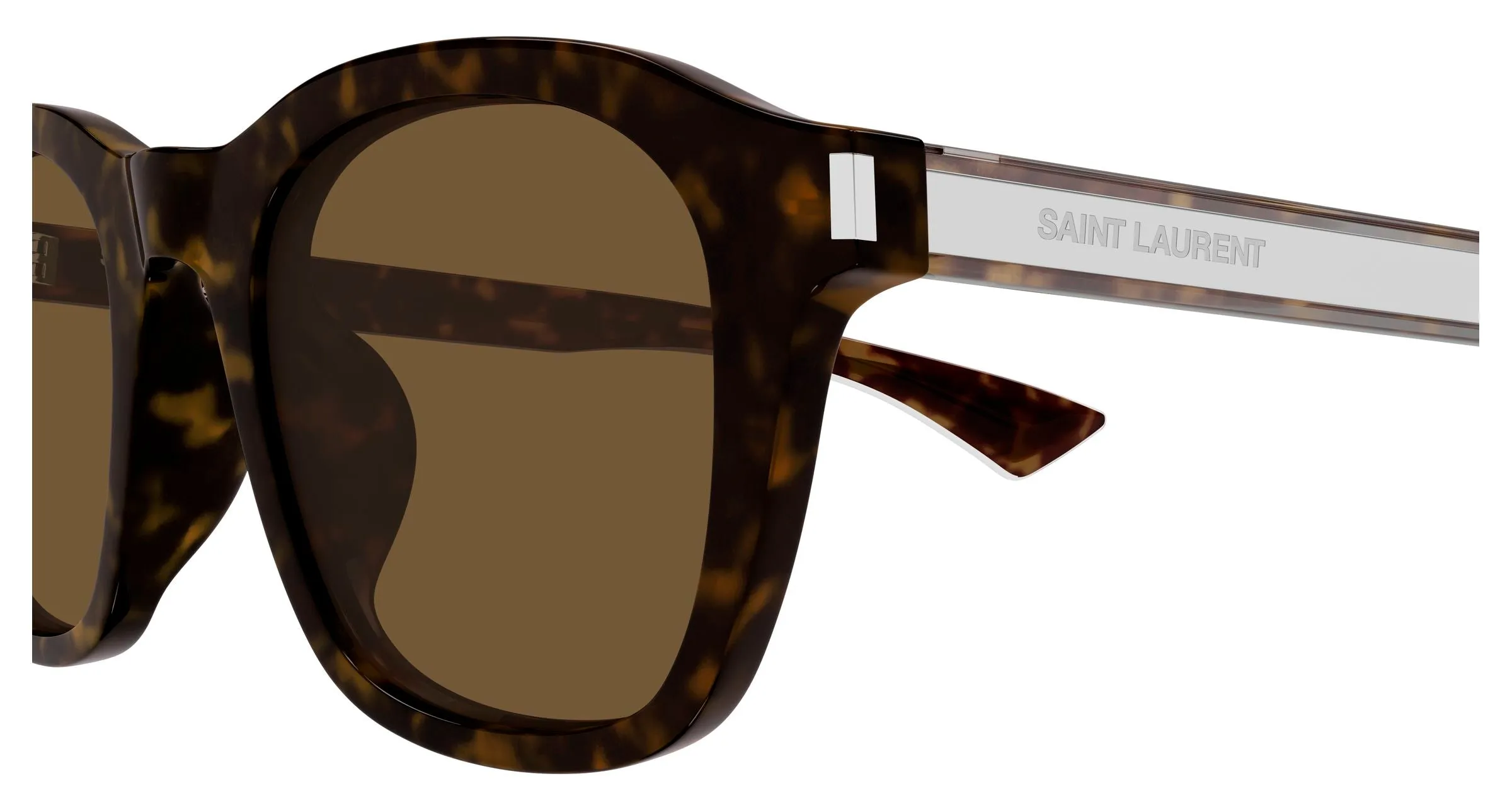 SAINT LAURENT SL 880/K 006 Occhiali da sole Acetato Havana Marrone Squadrata - immagine 3