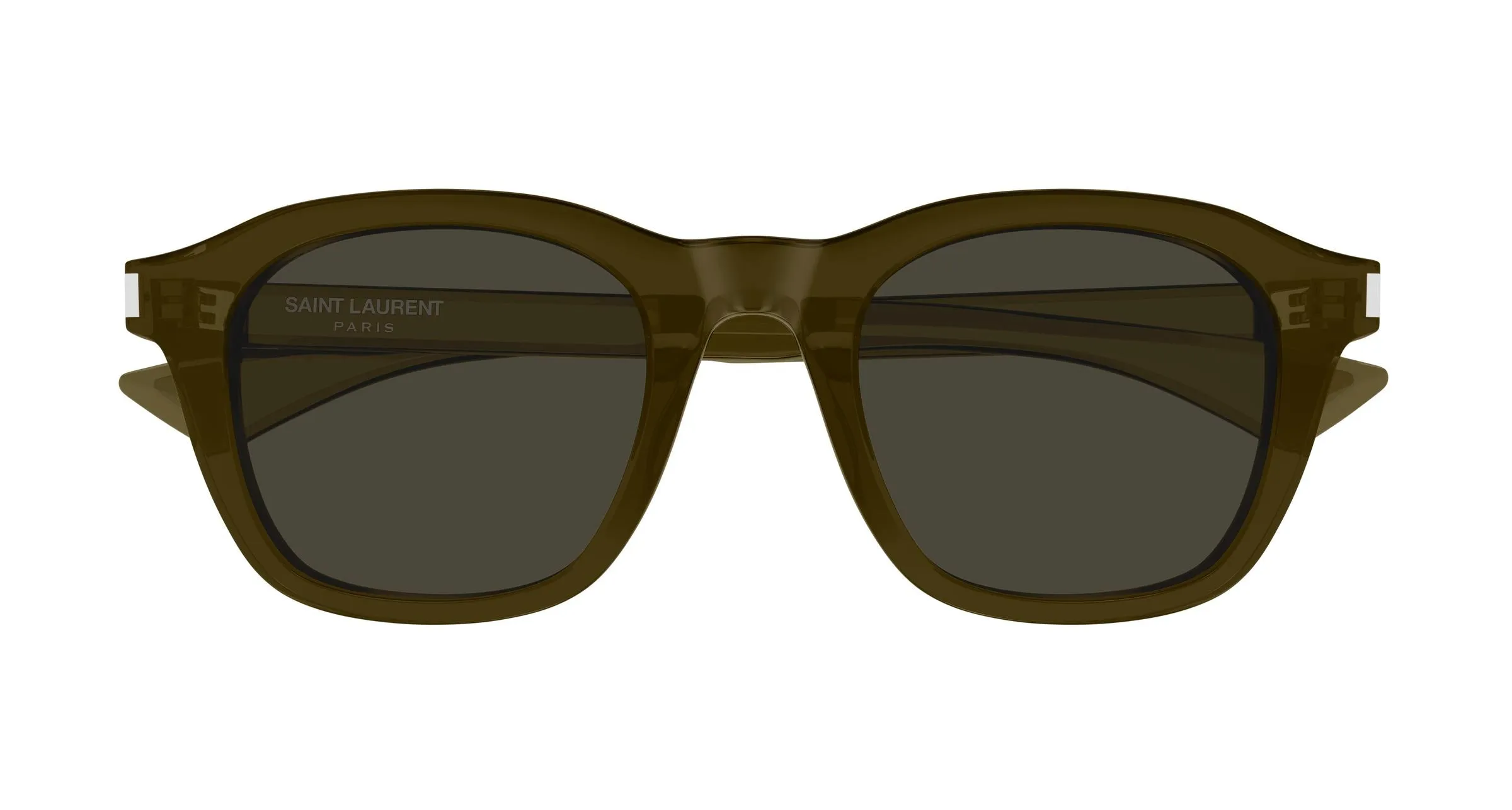 SAINT LAURENT SL 880/K 004 Occhiali da sole Acetato Marrone Grigio Squadrata - immagine 2