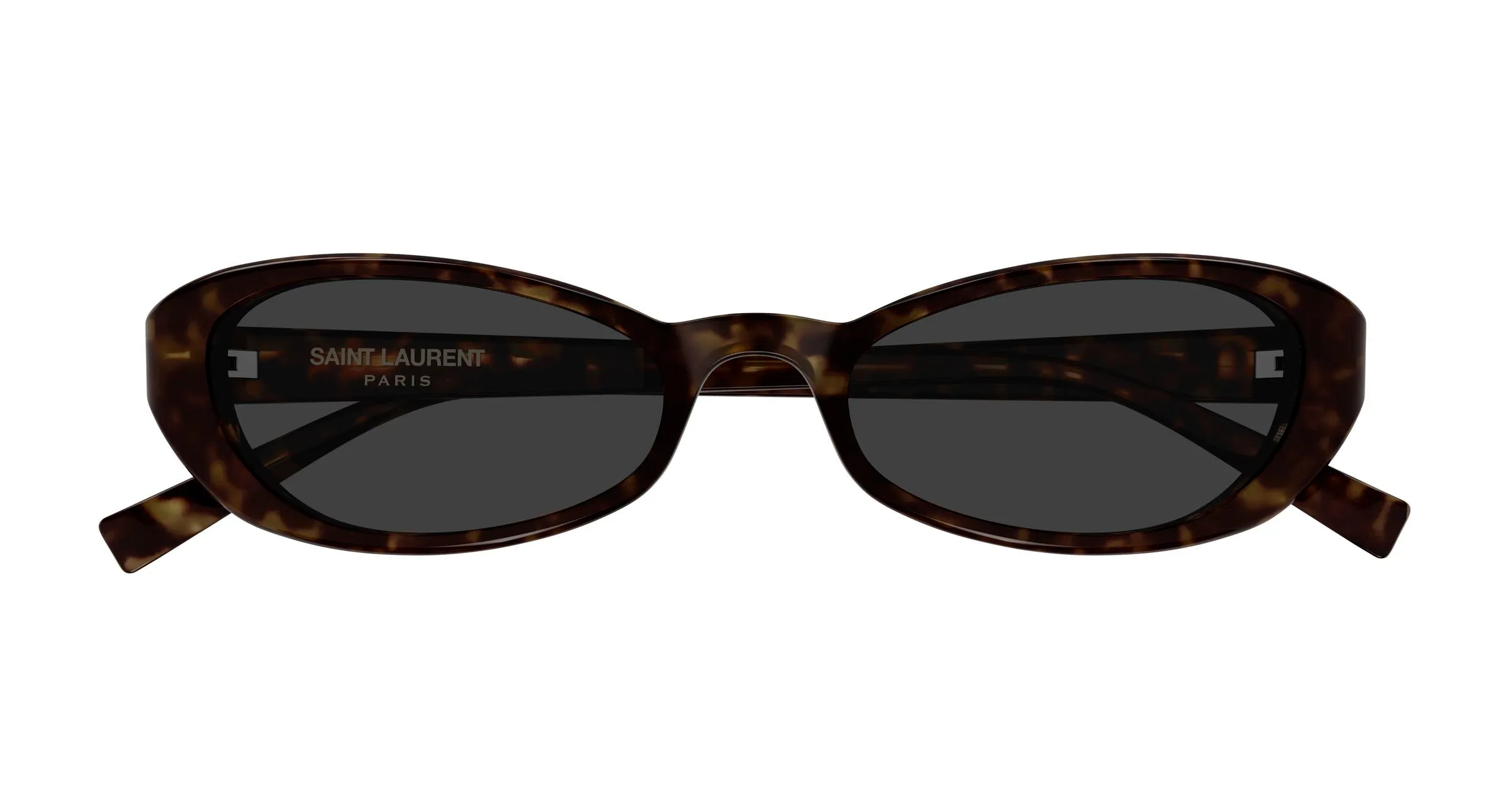 SAINT LAURENT SL 871 SUE 003 Occhiali da sole Acetato Havana Grigio Rotonda - immagine 2