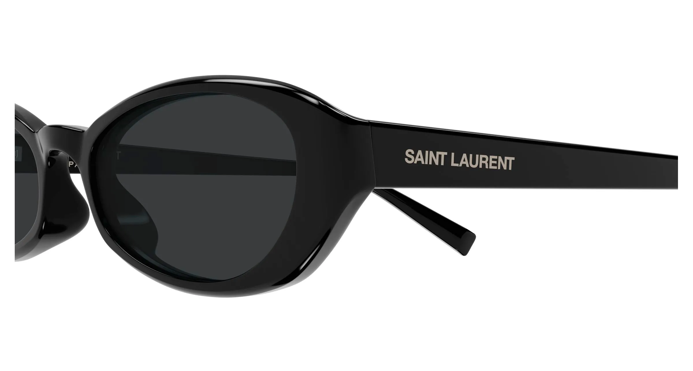 SAINT LAURENT SL 871 SUE 001 Occhiali da sole Acetato Nero Nero Rotonda - immagine 3