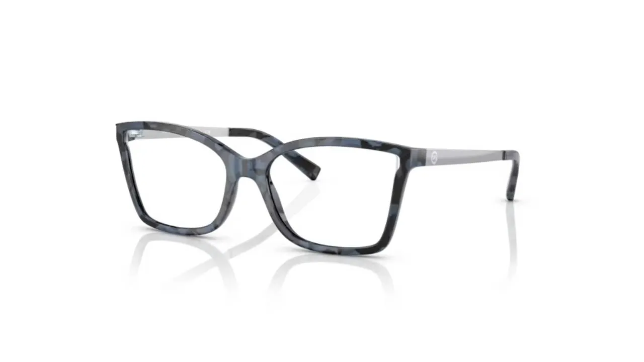 Michael Kors MK4058 CARACAS 3333 Montature da vista Iniettato Blu Squadrata - immagine 1