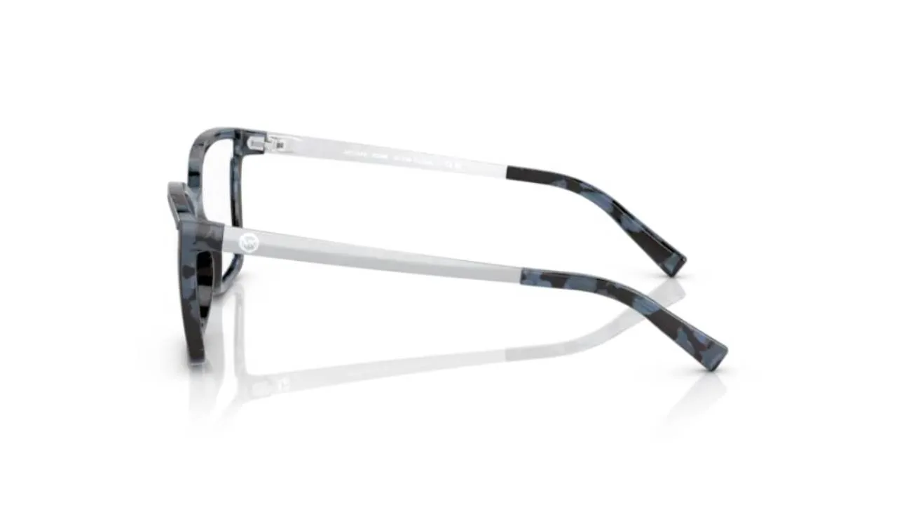 Michael Kors MK4058 CARACAS 3333 Montature da vista Iniettato Blu Squadrata - immagine 2