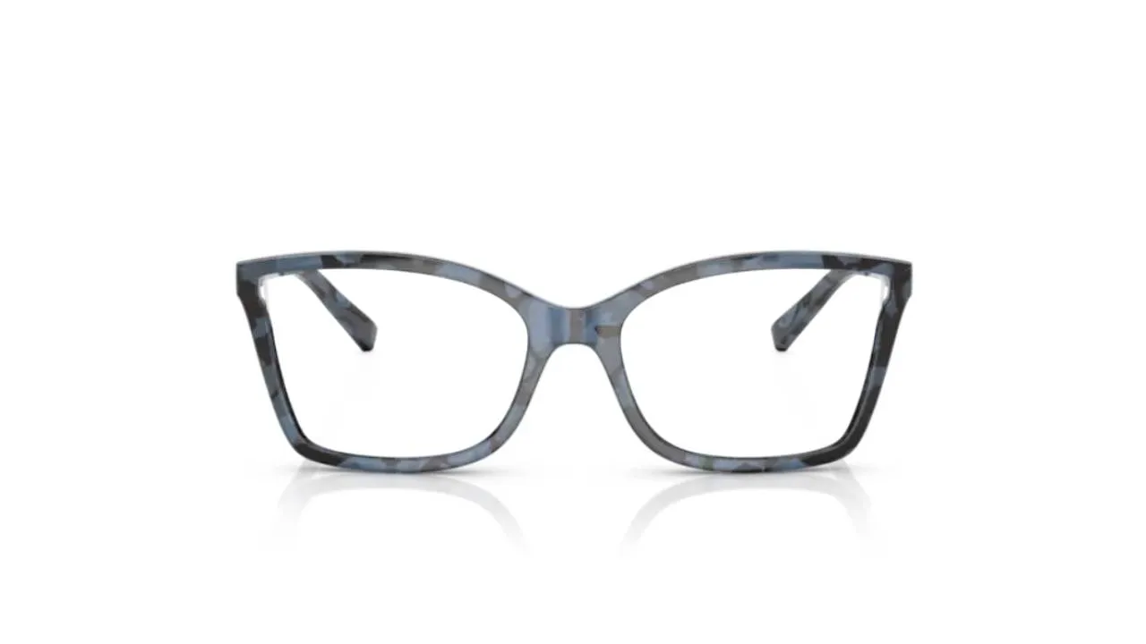 Michael Kors MK4058 CARACAS 3333 Montature da vista Iniettato Blu Squadrata - immagine 3