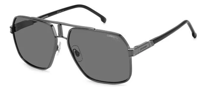 Carrera CARRERA 1055/S V81/M9 Occhiali da sole Metallo Canna di fucile Grigio Squadrata Polarizzata - immagine 1