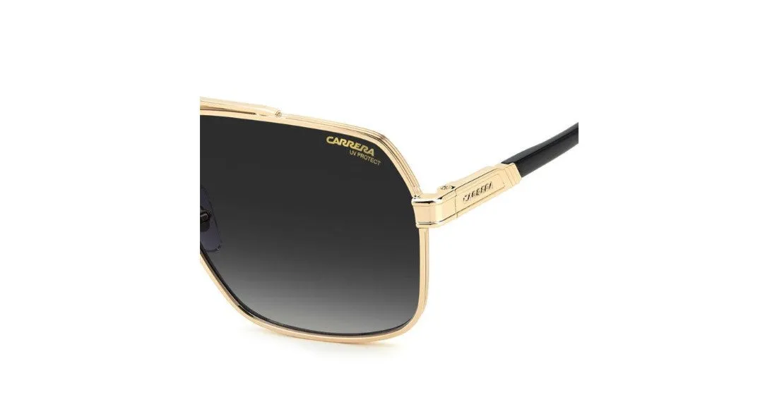 Carrera CARRERA 1055/S 2M2/9O Occhiali da sole Metallo Oro / Nero Grigio Squadrata Sfumato - immagine 4