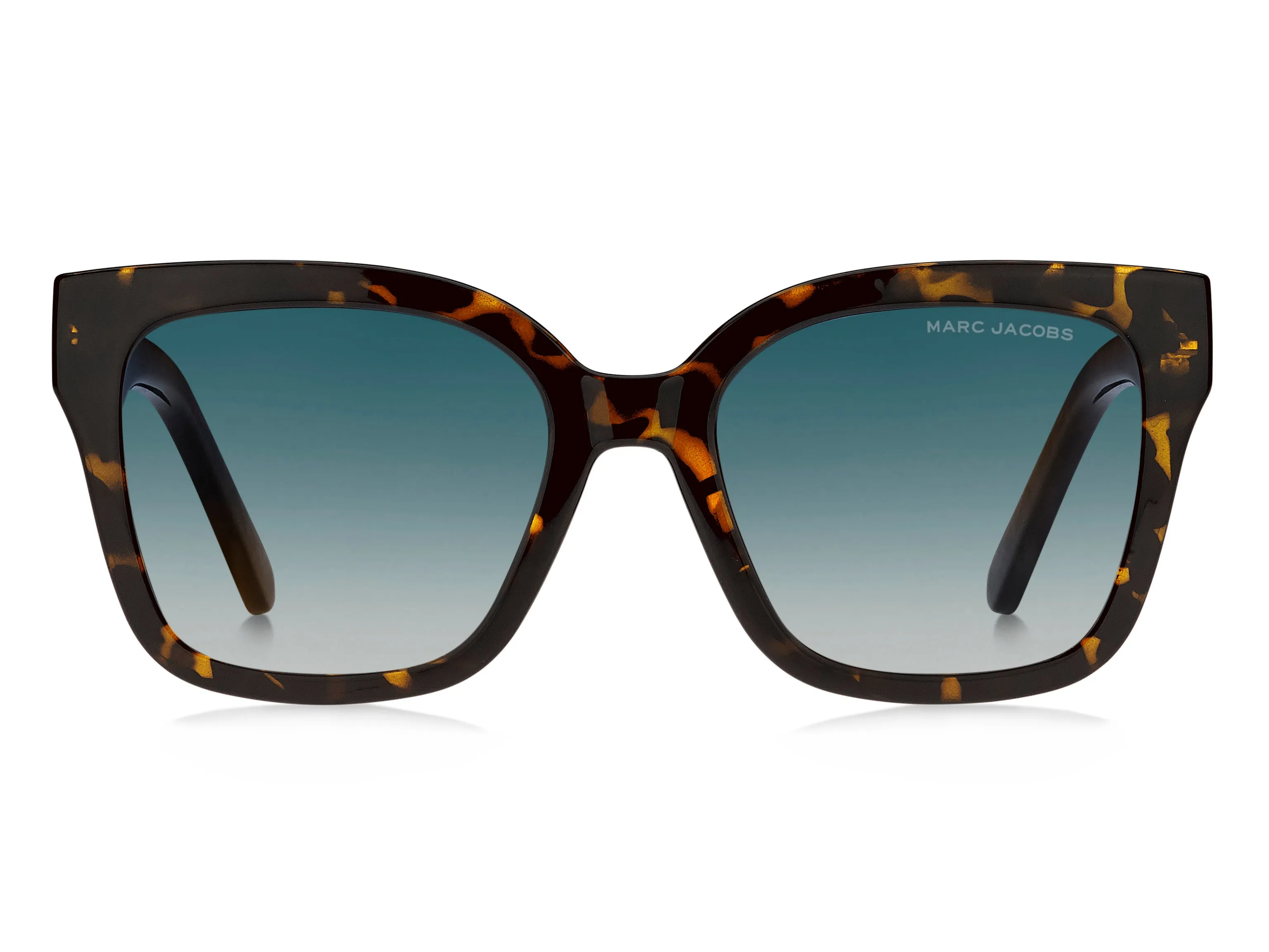 Marc Jacobs MARC 658/S 086/08 Occhiali da sole Plastica Havana Blu Squadrata Sfumato - immagine 3