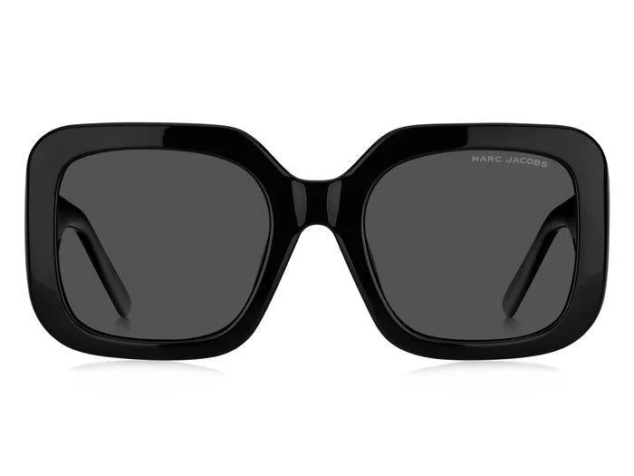 Marc Jacobs MARC 647/S 807/IR Occhiali da sole Plastica Nero Grigio Squadrata - immagine 2