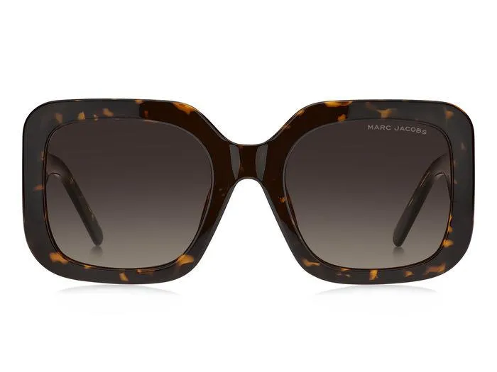 Marc Jacobs MARC 647/S 086/HA Occhiali da sole Plastica Havana Marrone Squadrata Sfumato - immagine 2